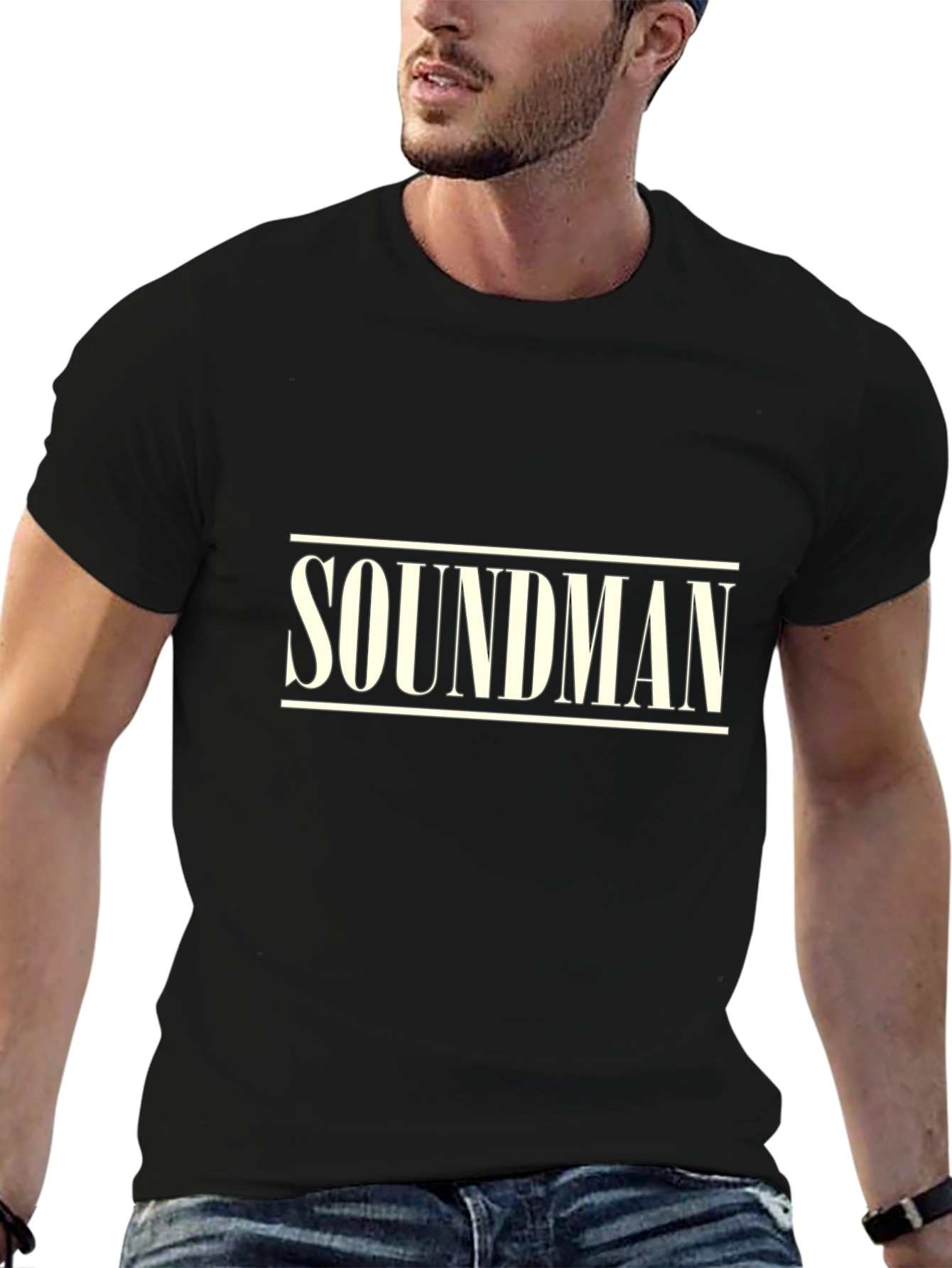 Soundman Graphic Tee - Classic Black T-Shirt
