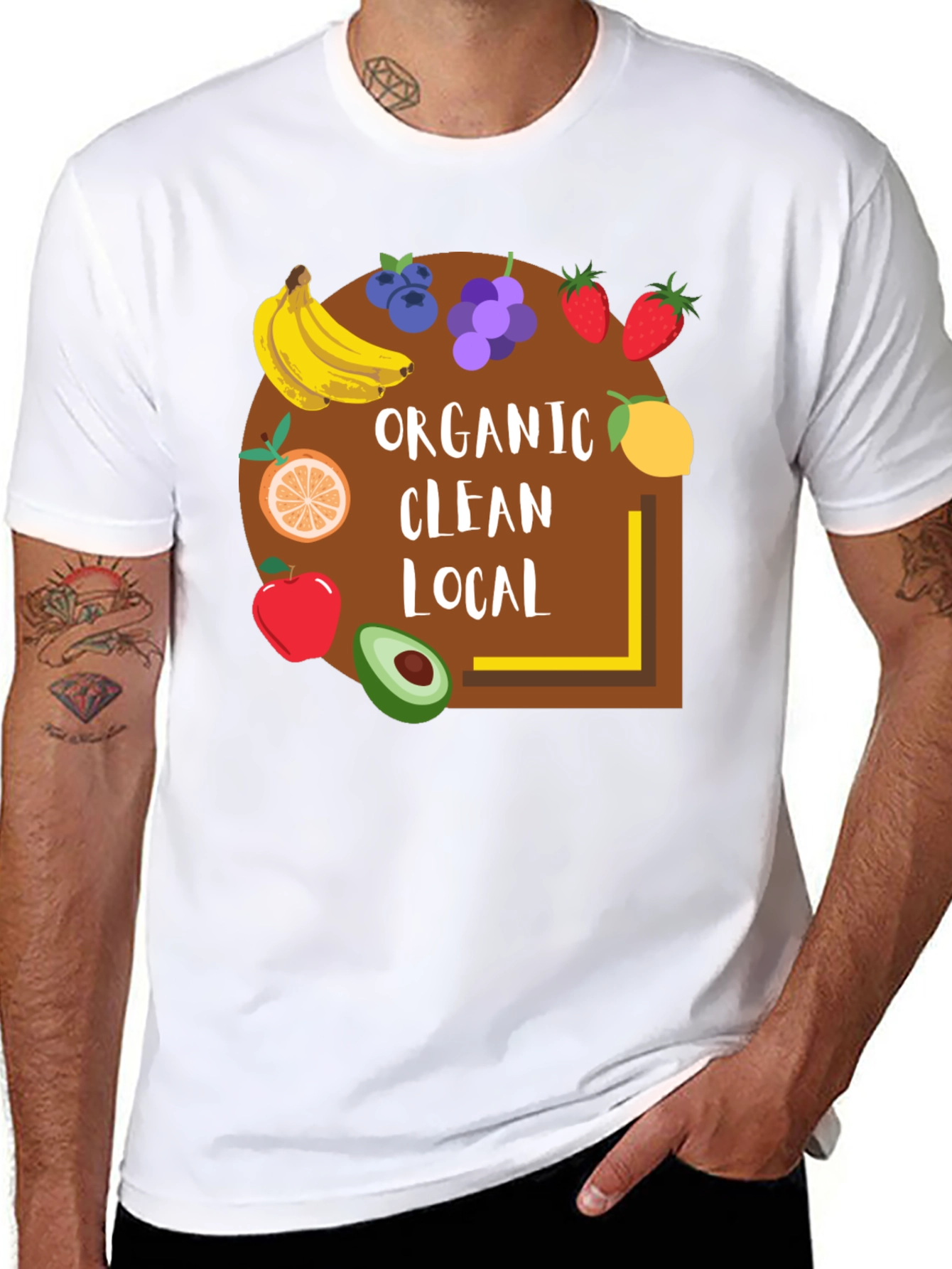 Organic Clean Local Fruit T-Shirt
