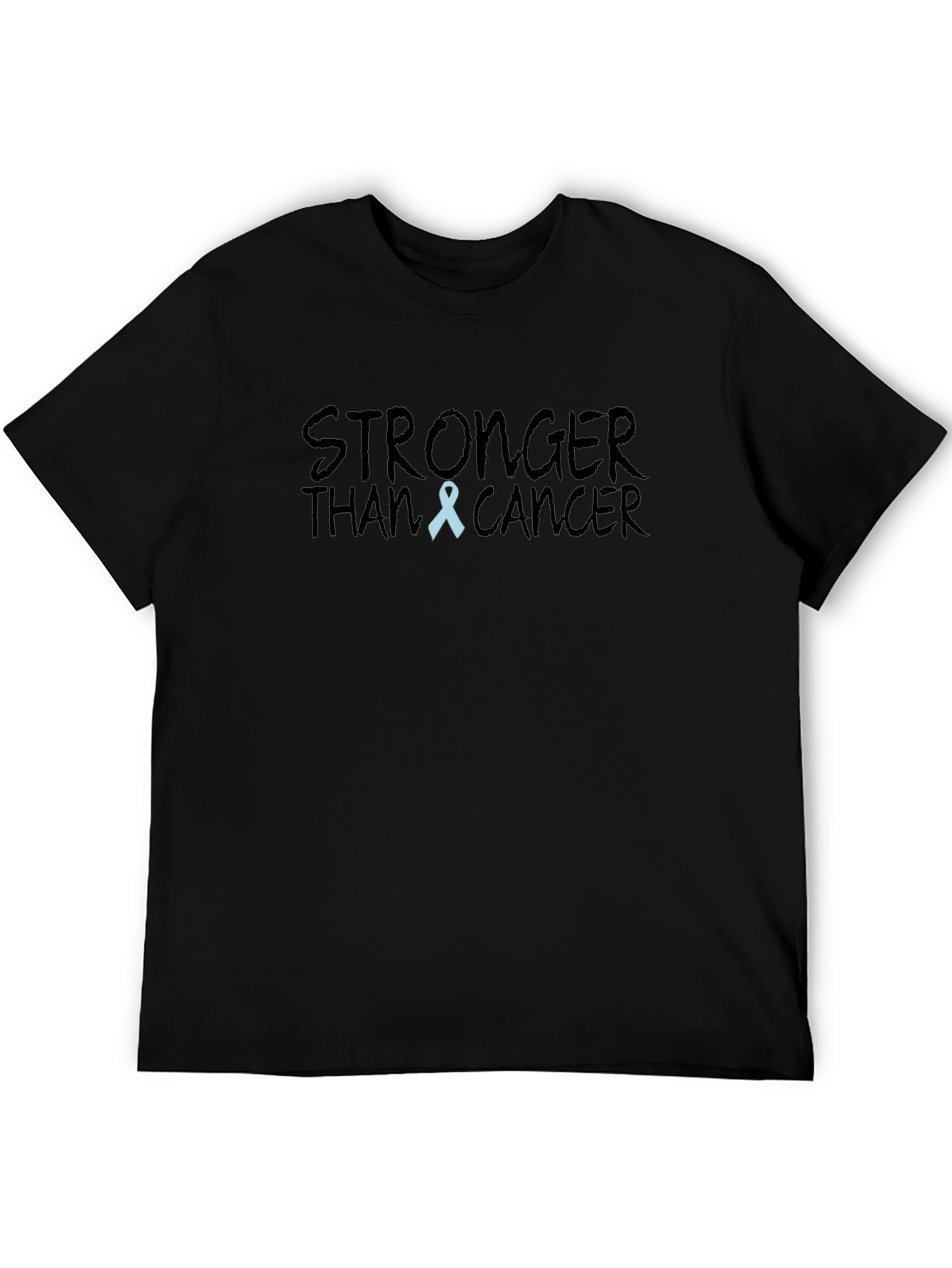 Stronger Than Cancer Black T-Shirt