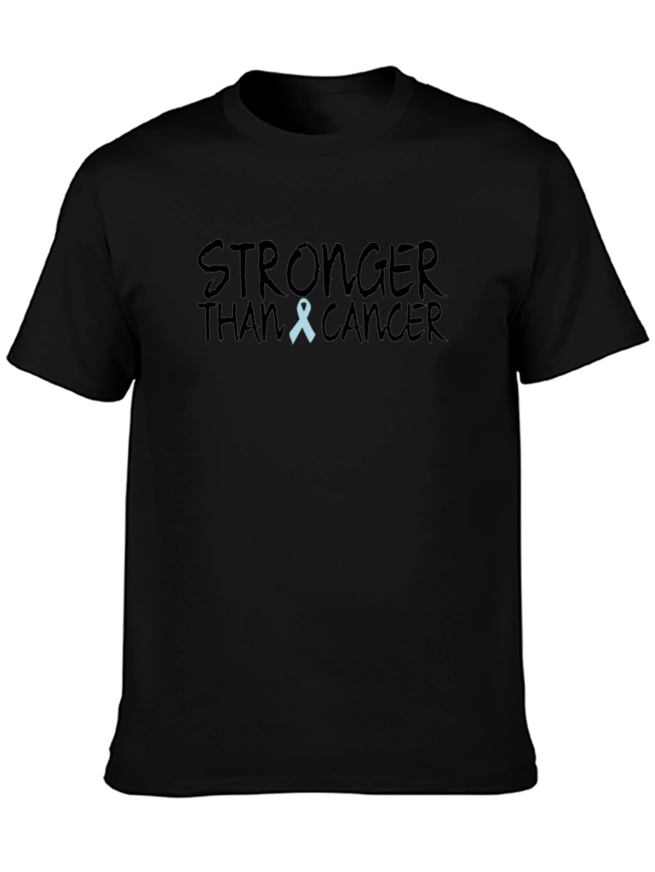Stronger Than Cancer Black T-Shirt