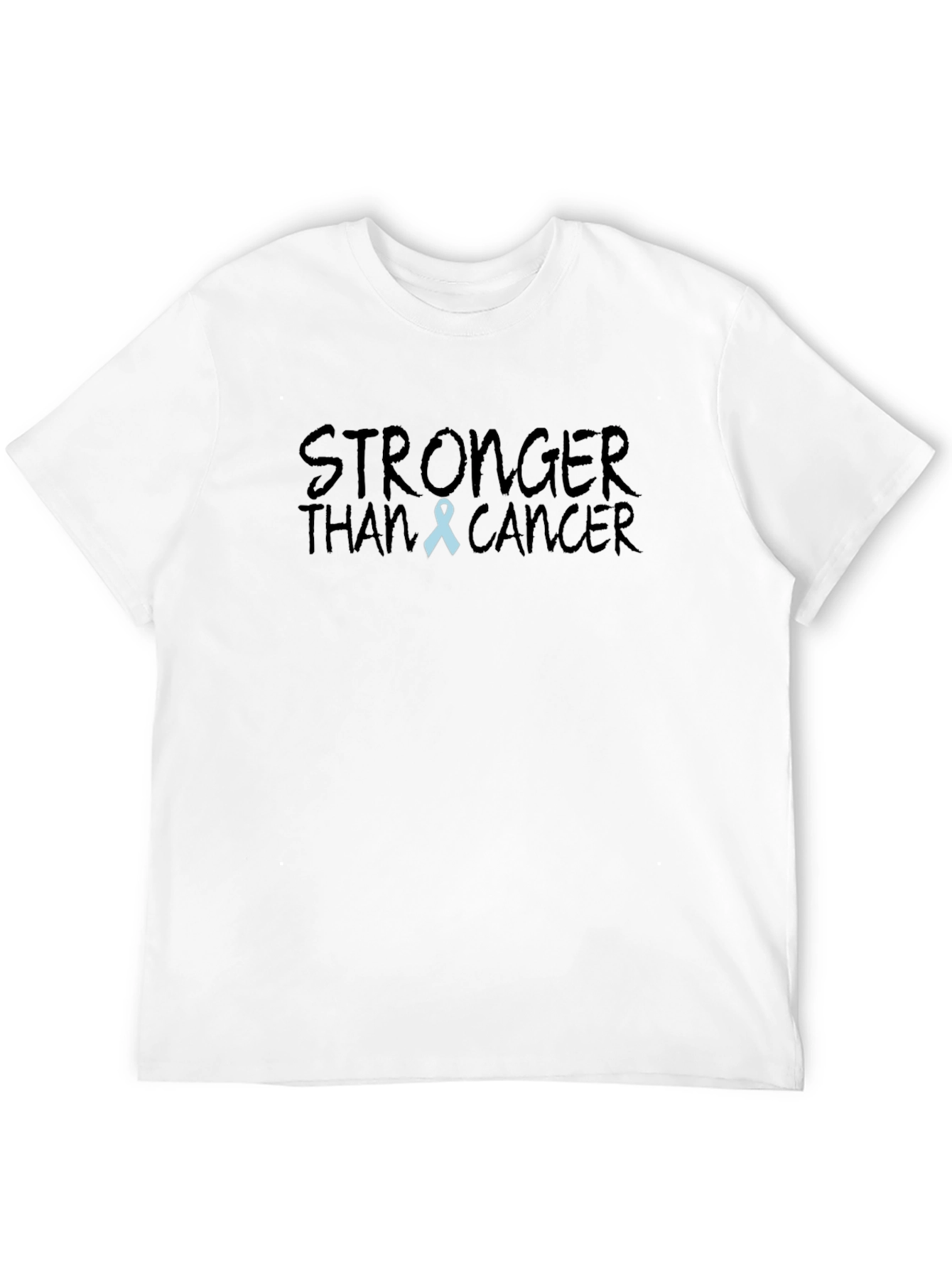 Stronger Than Cancer Black T-Shirt