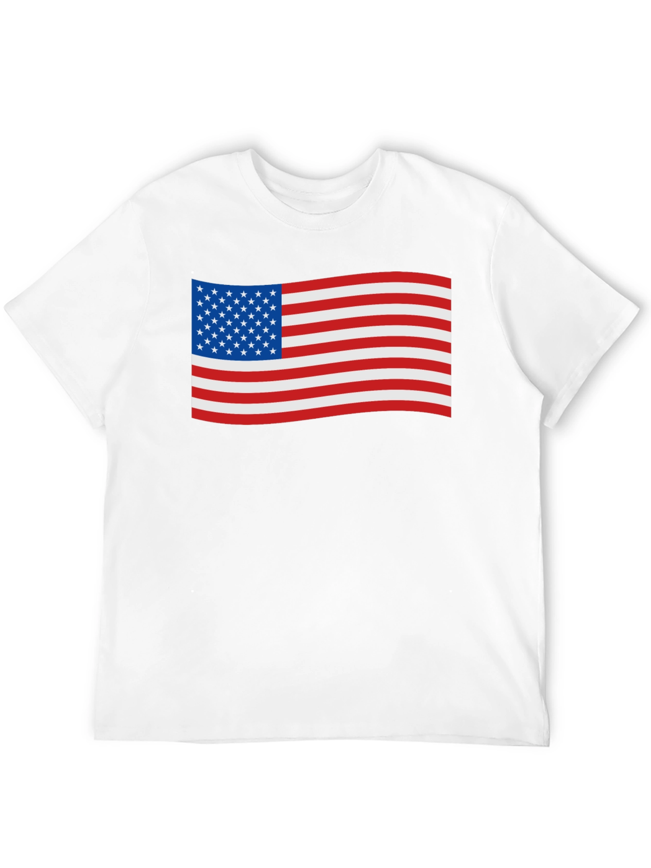 American Flag Graphic Black T-Shirt