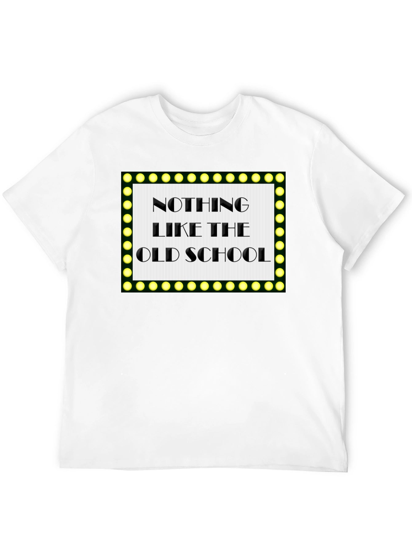 Retro Style Nothing Like the Old School Black T-Shirt