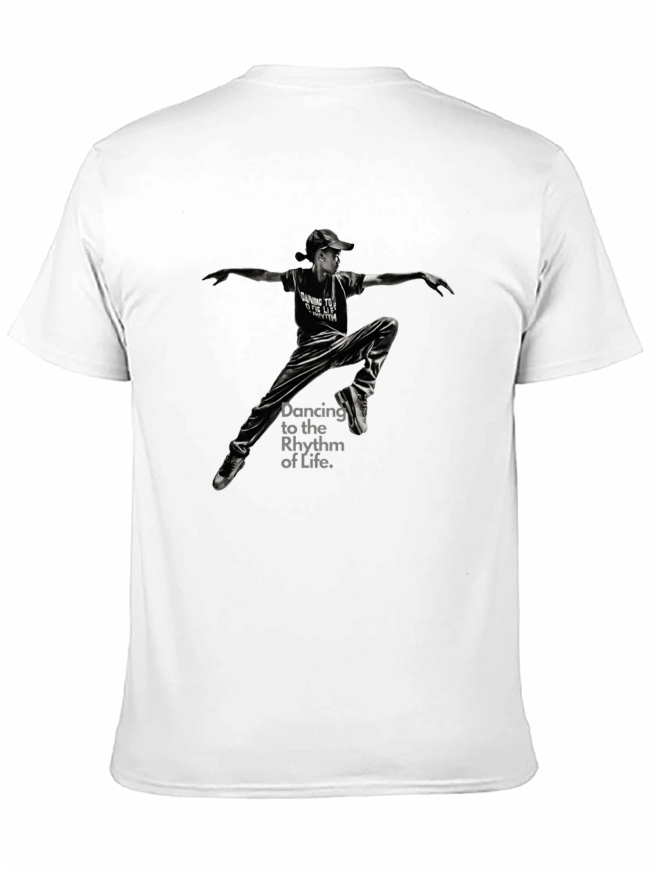 Dancing to the Rhythm of Life Black T-Shirt