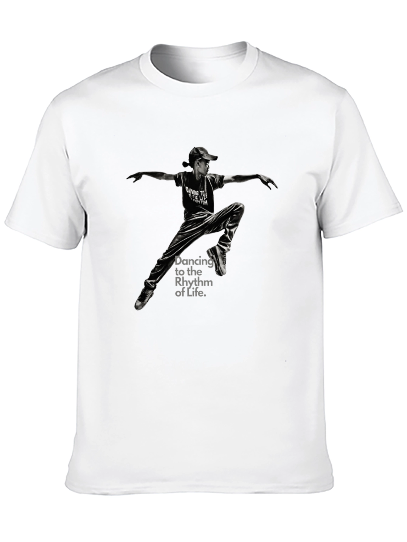Dancing to the Rhythm of Life Black T-Shirt