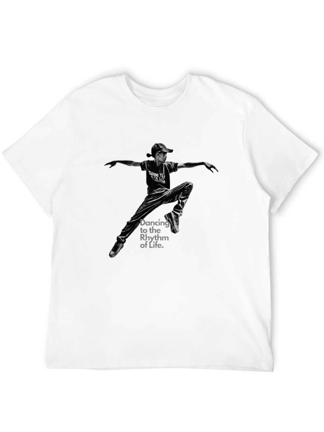 Dancing to the Rhythm of Life Black T-Shirt