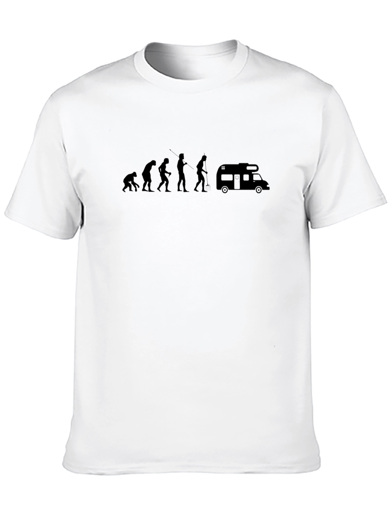 Evolution to Camper T-Shirt - Black Graphic Tee