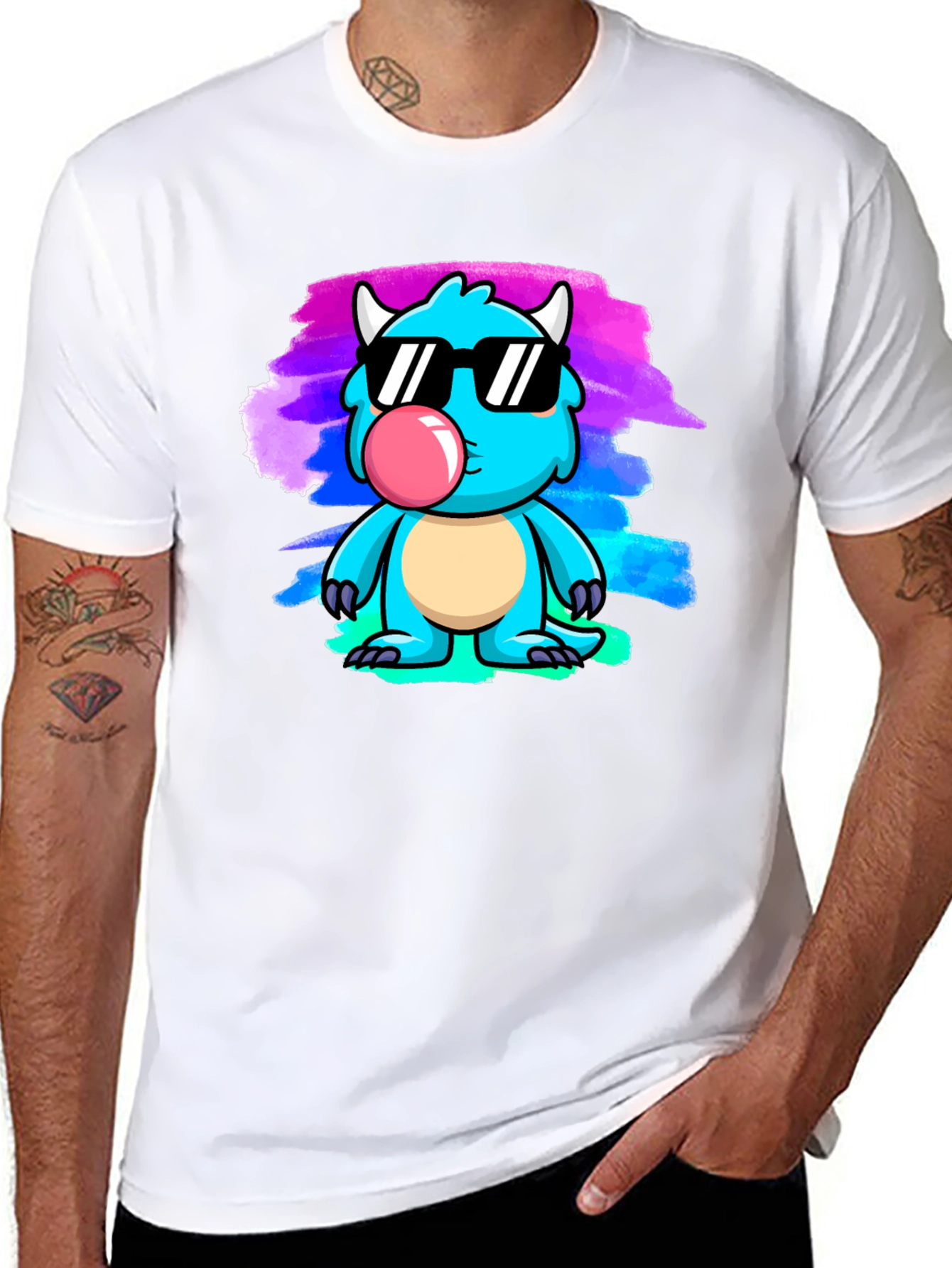 Monster T-Shirt with Sunglasses