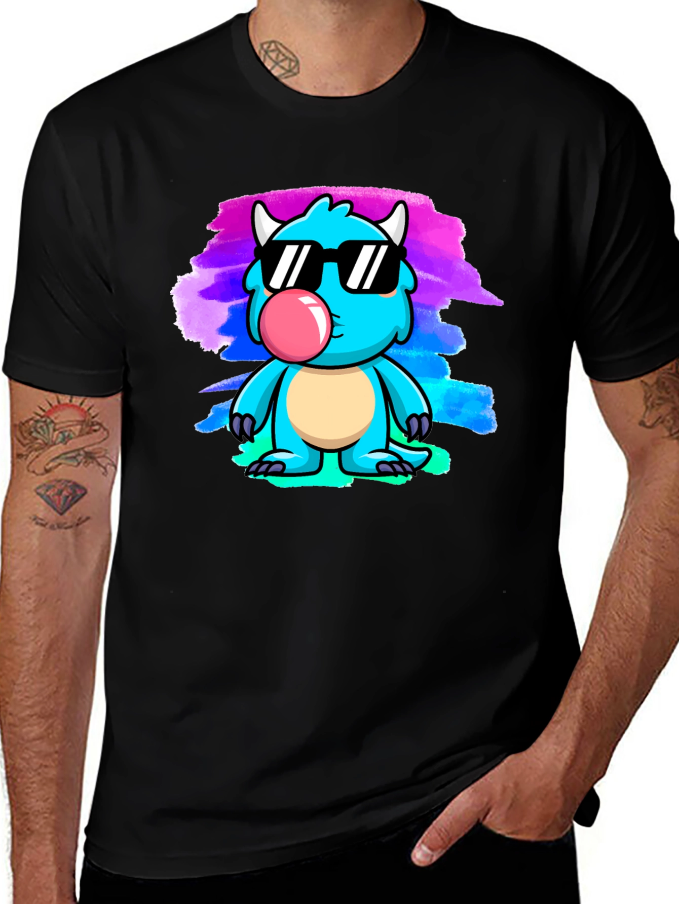 Monster T-Shirt with Sunglasses