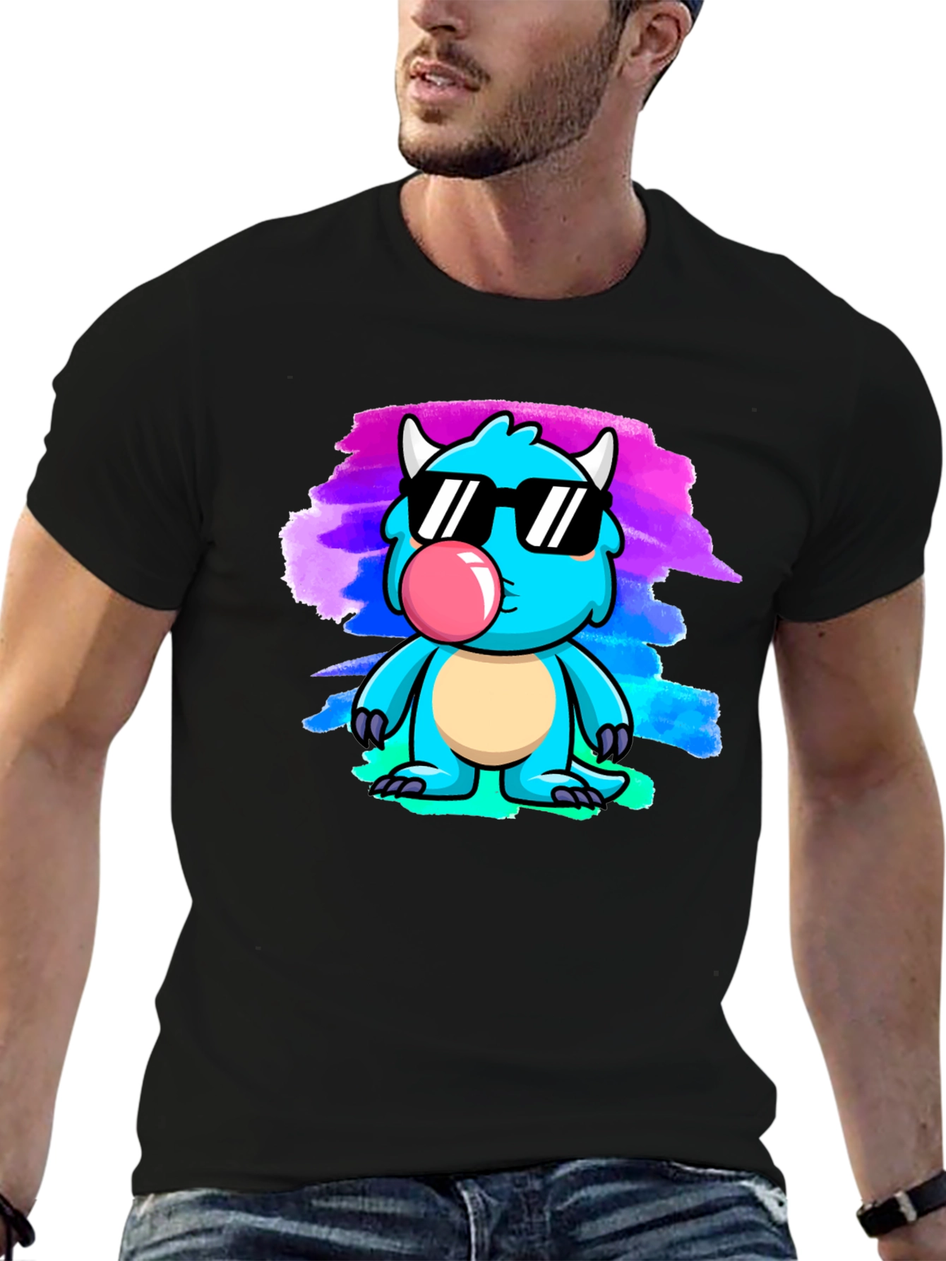 Monster T-Shirt with Sunglasses
