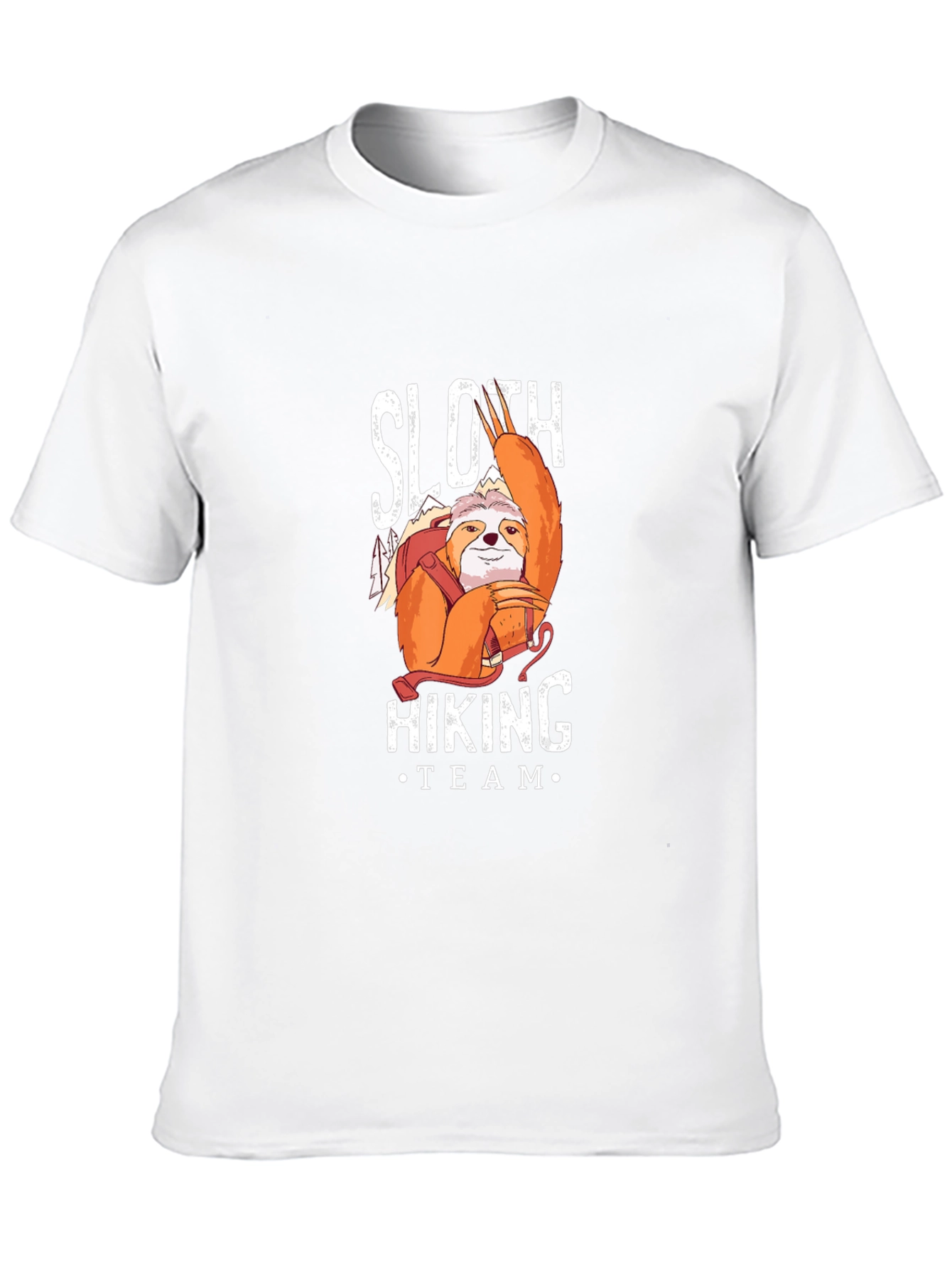 Sloth Hiking Team Black T-Shirt