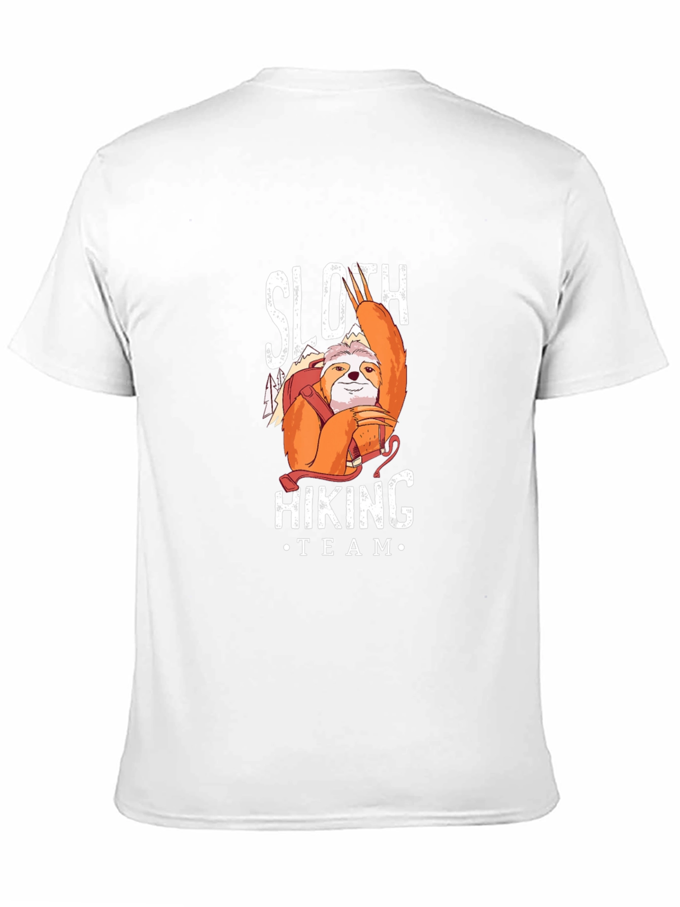 Sloth Hiking Team Black T-Shirt