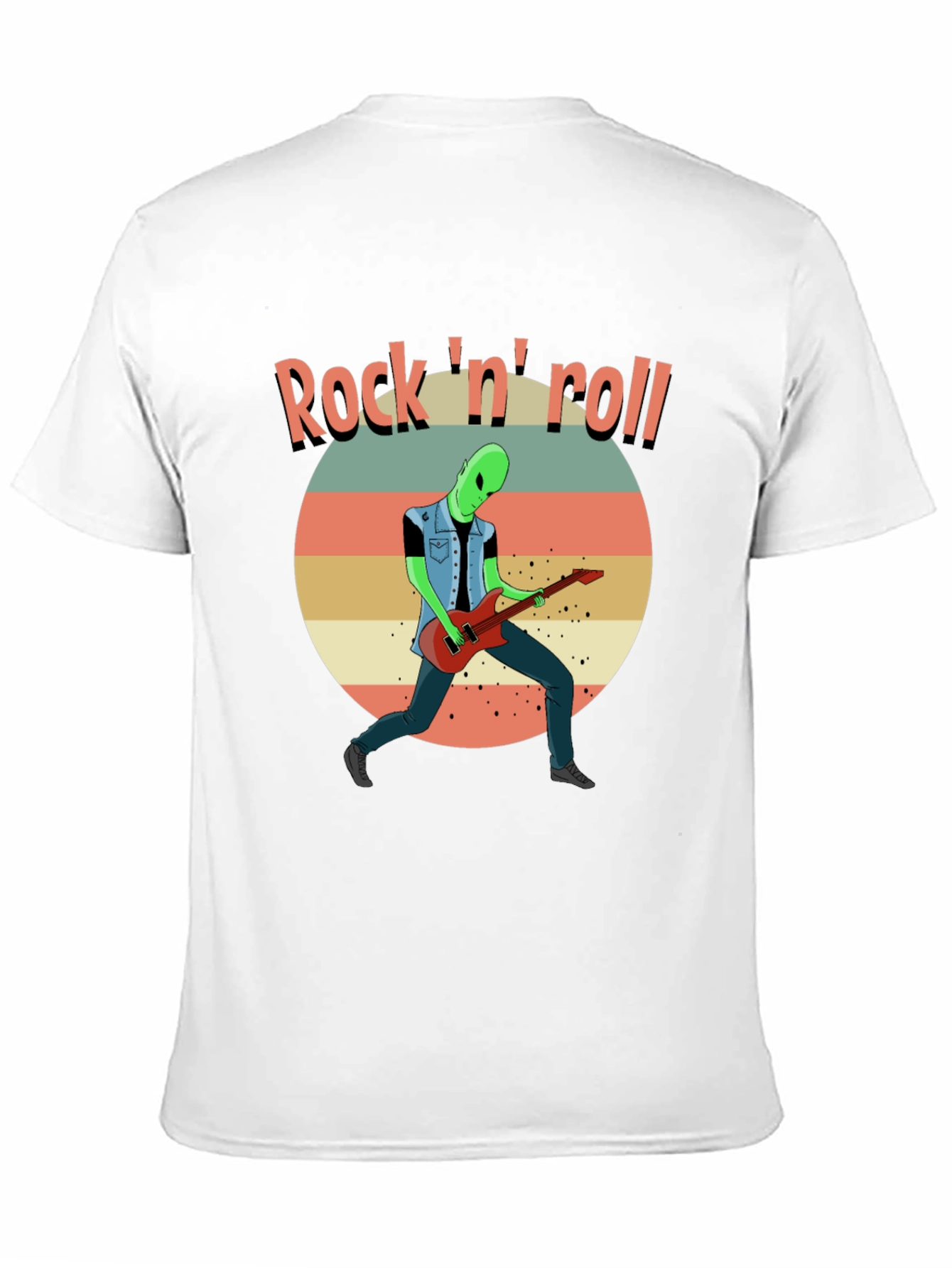 Rock n Roll Alien Graphic Tee