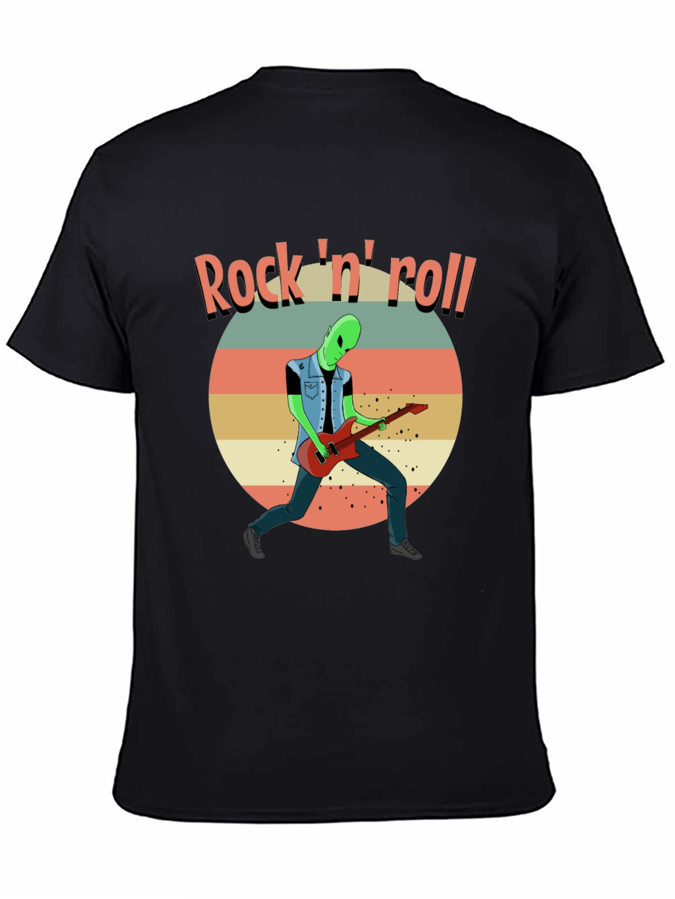 Rock n Roll Alien Graphic Tee