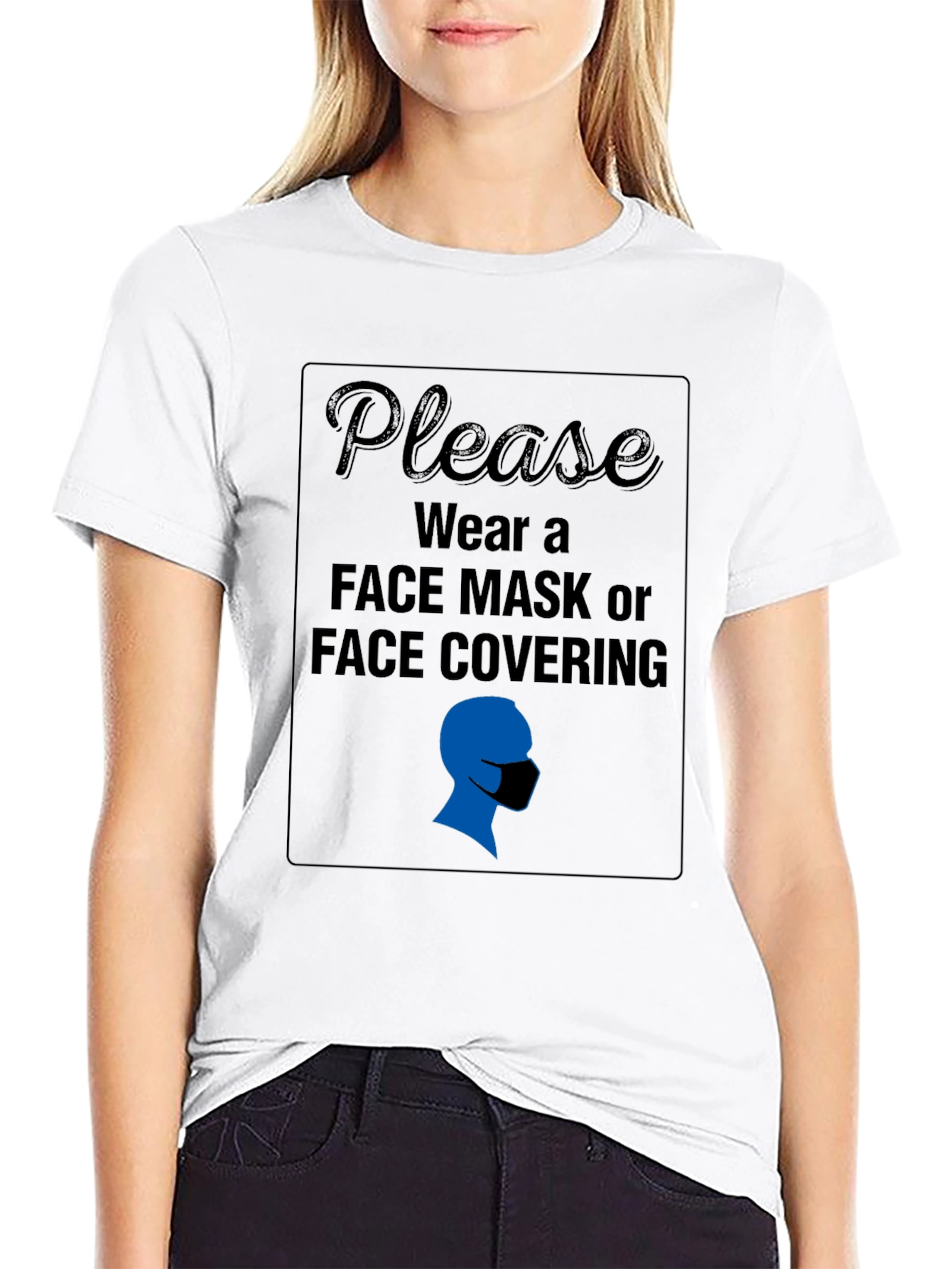 Wear a Mask Graphic Tee - Stay Safe!