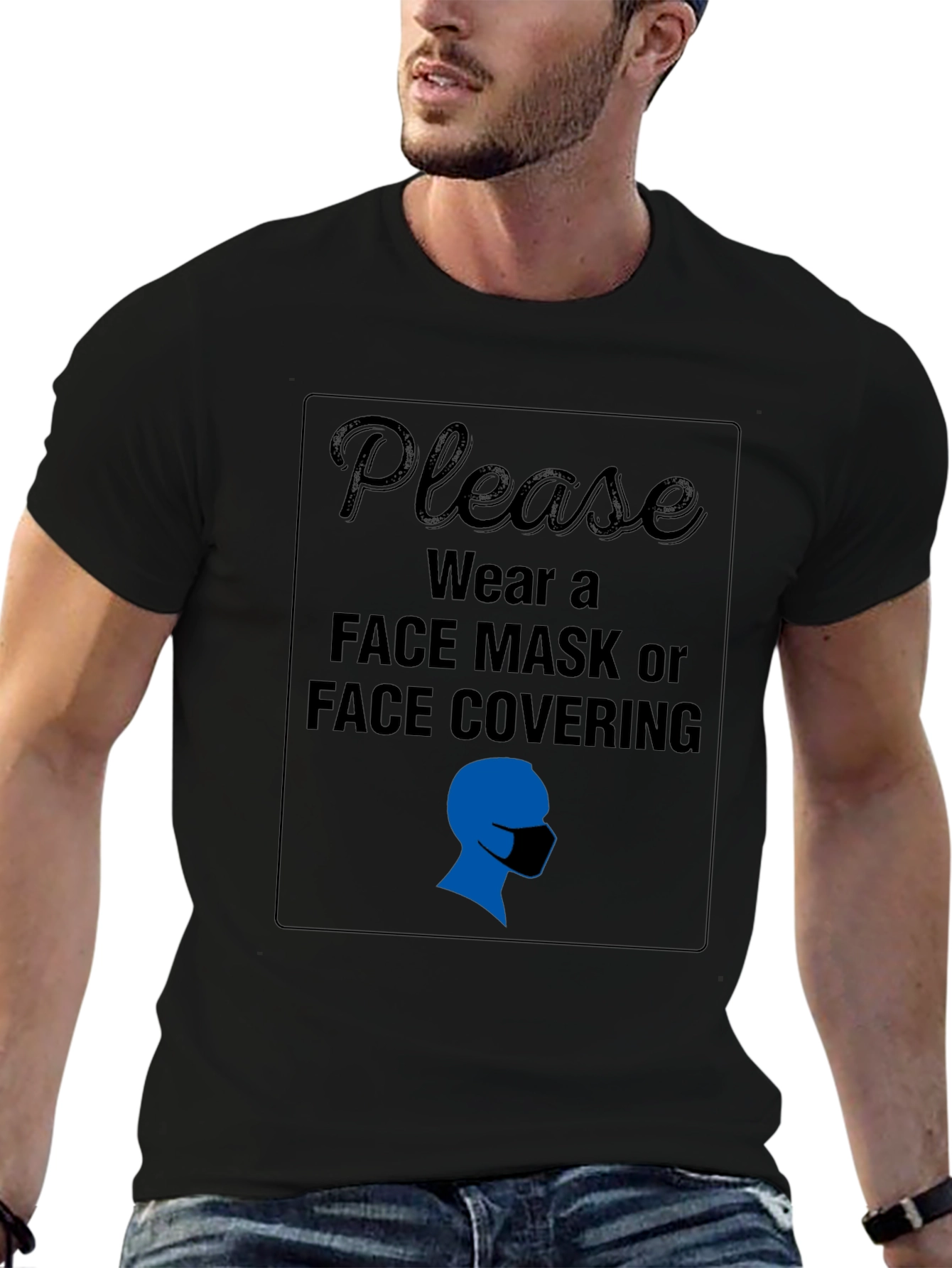 Wear a Mask Graphic Tee - Stay Safe!