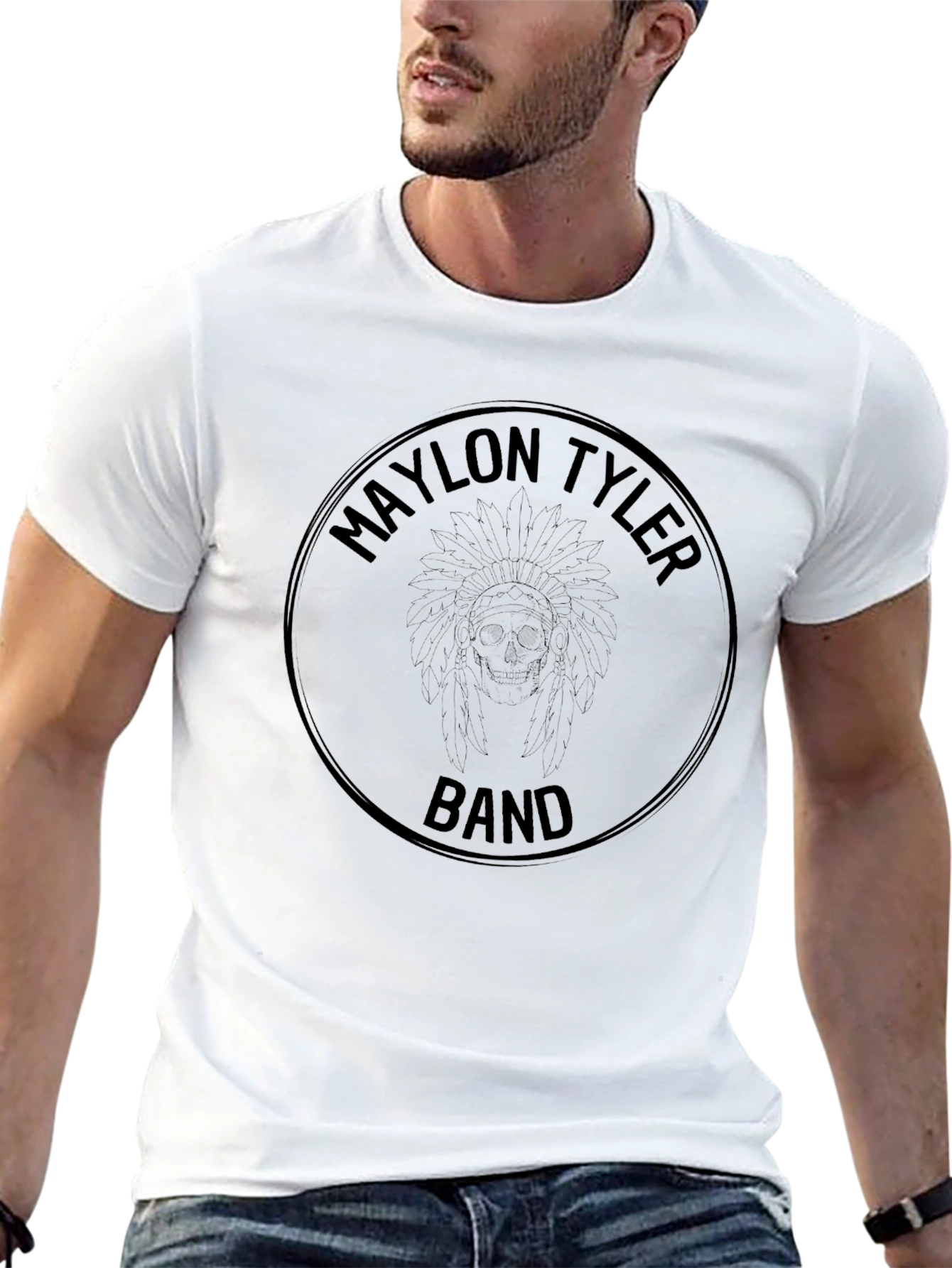 Maylon Tyler Band Black Graphic T-Shirt