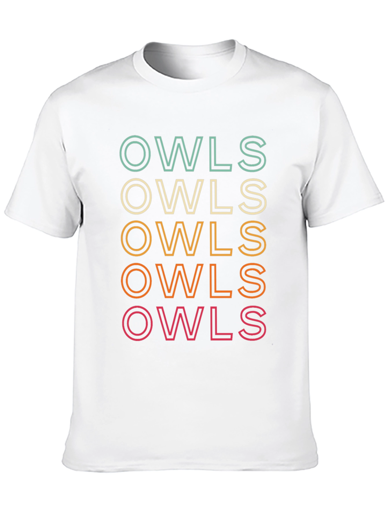 Retro Owls Graphic Tee - Casual Style