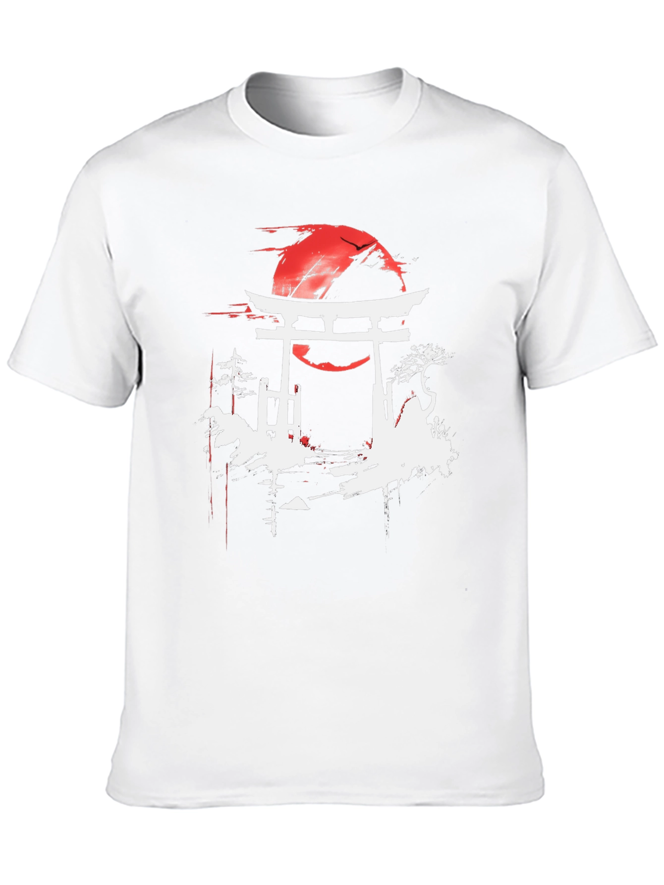 Japanese Torii Gate & Rising Sun T-Shirt