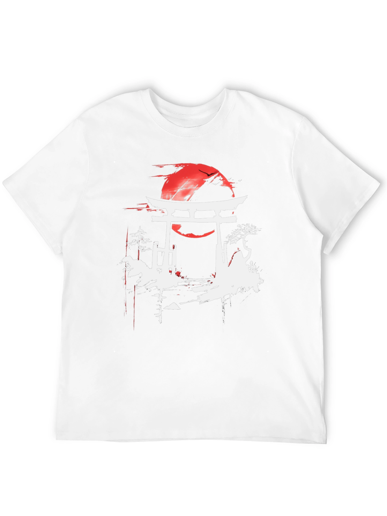 Japanese Torii Gate & Rising Sun T-Shirt