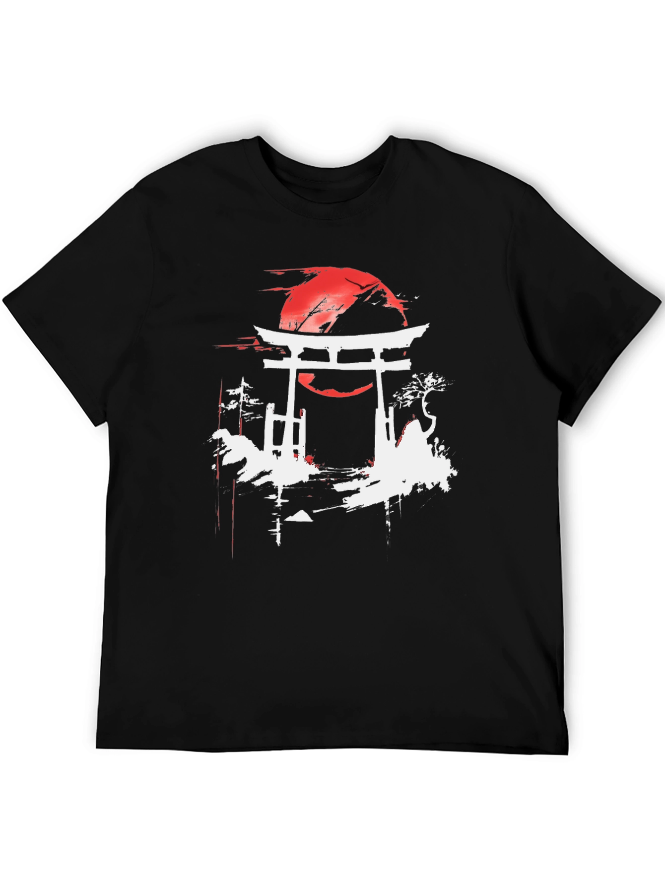 Japanese Torii Gate & Rising Sun T-Shirt
