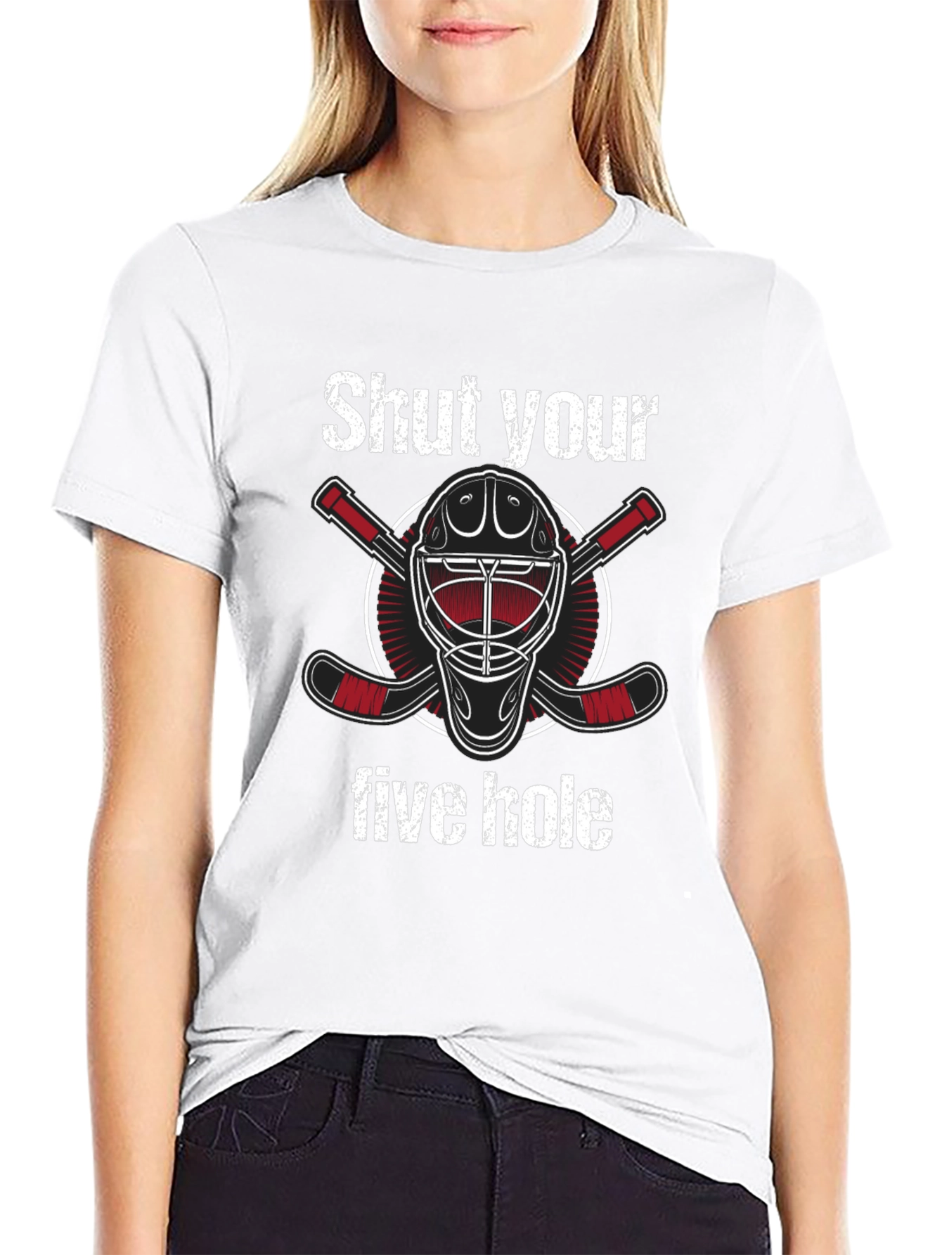 Shut Your Five Hole Hockey T-Shirt