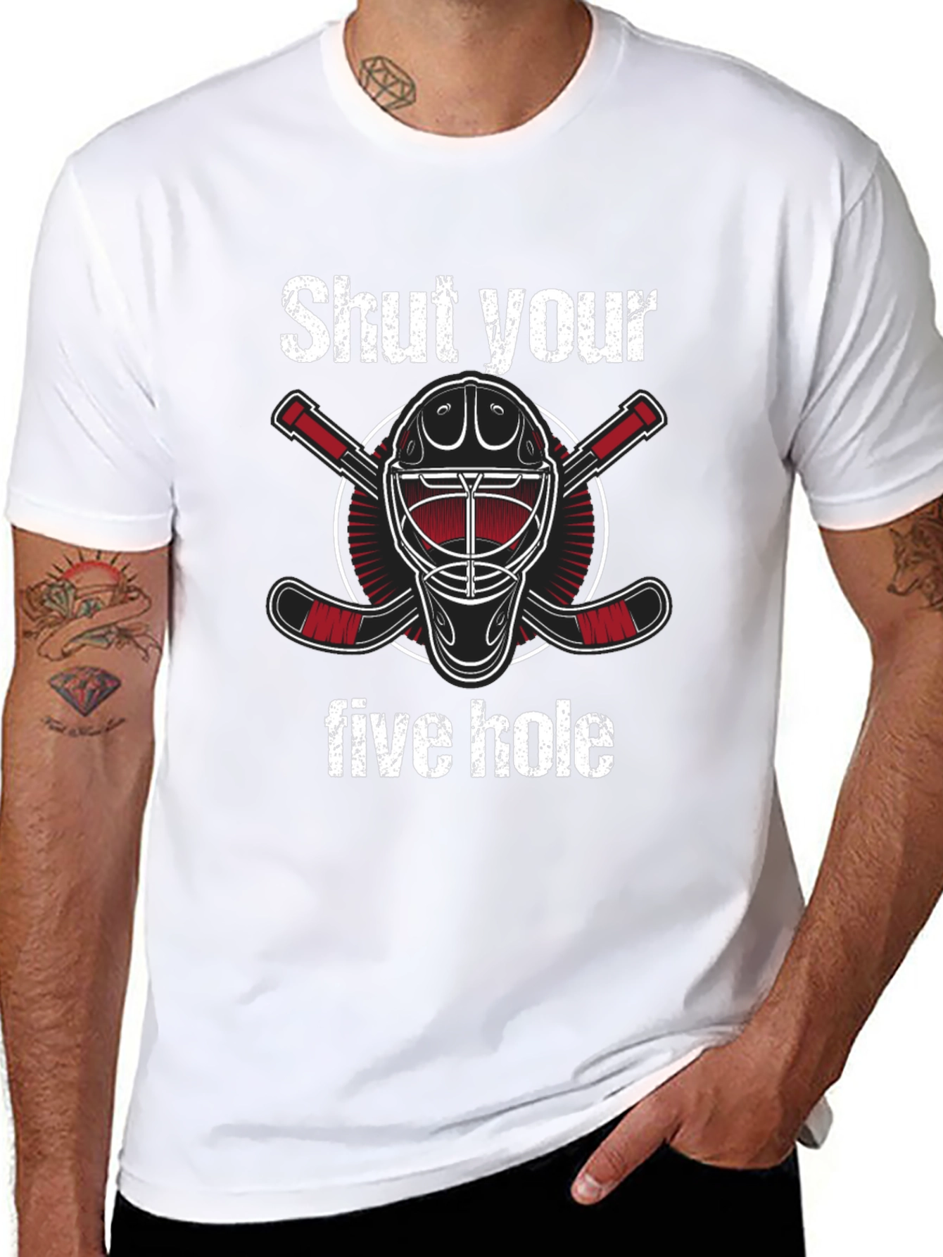 Shut Your Five Hole Hockey T-Shirt