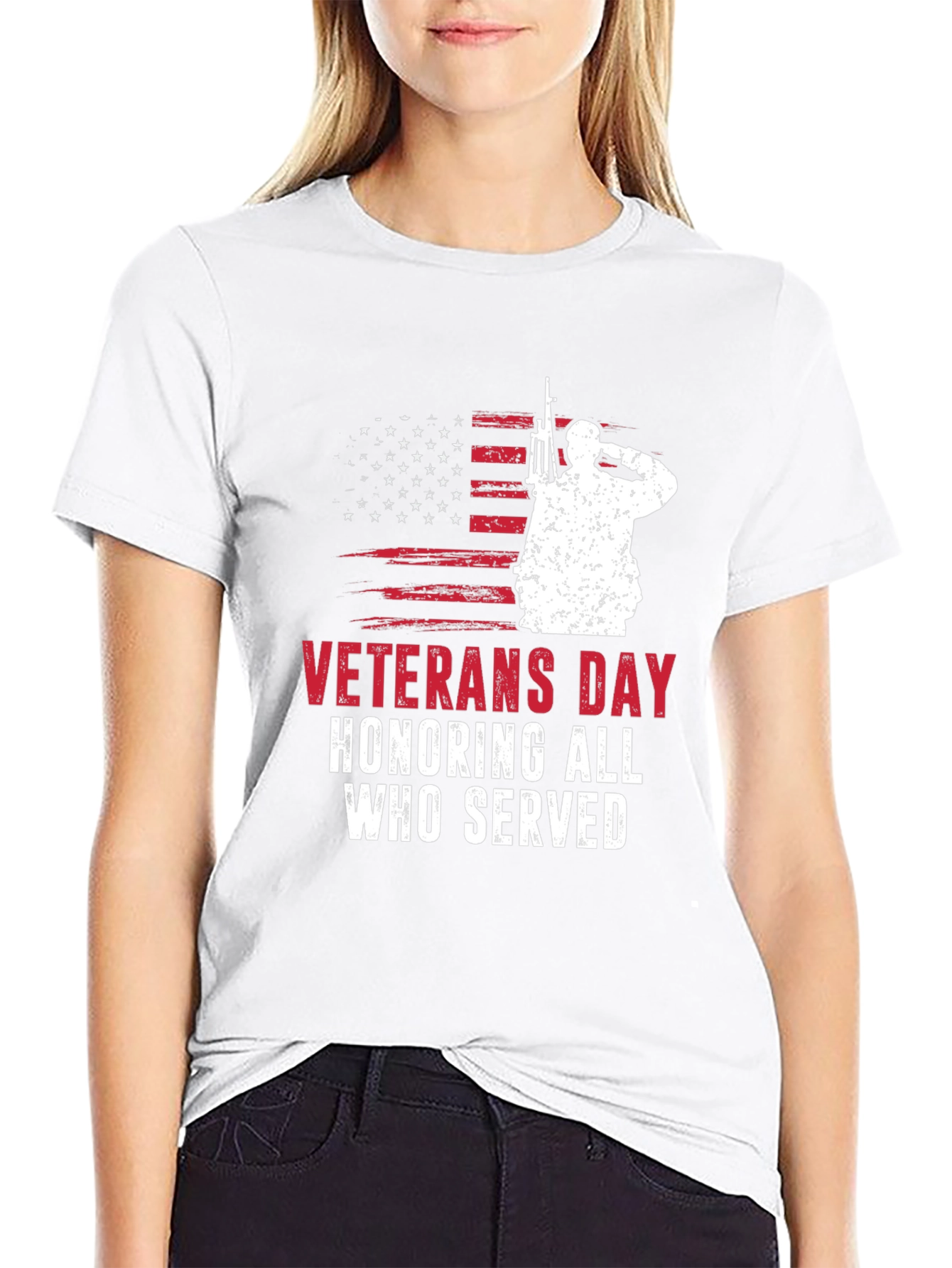Veterans Day Honoring All Who Served T-Shirt