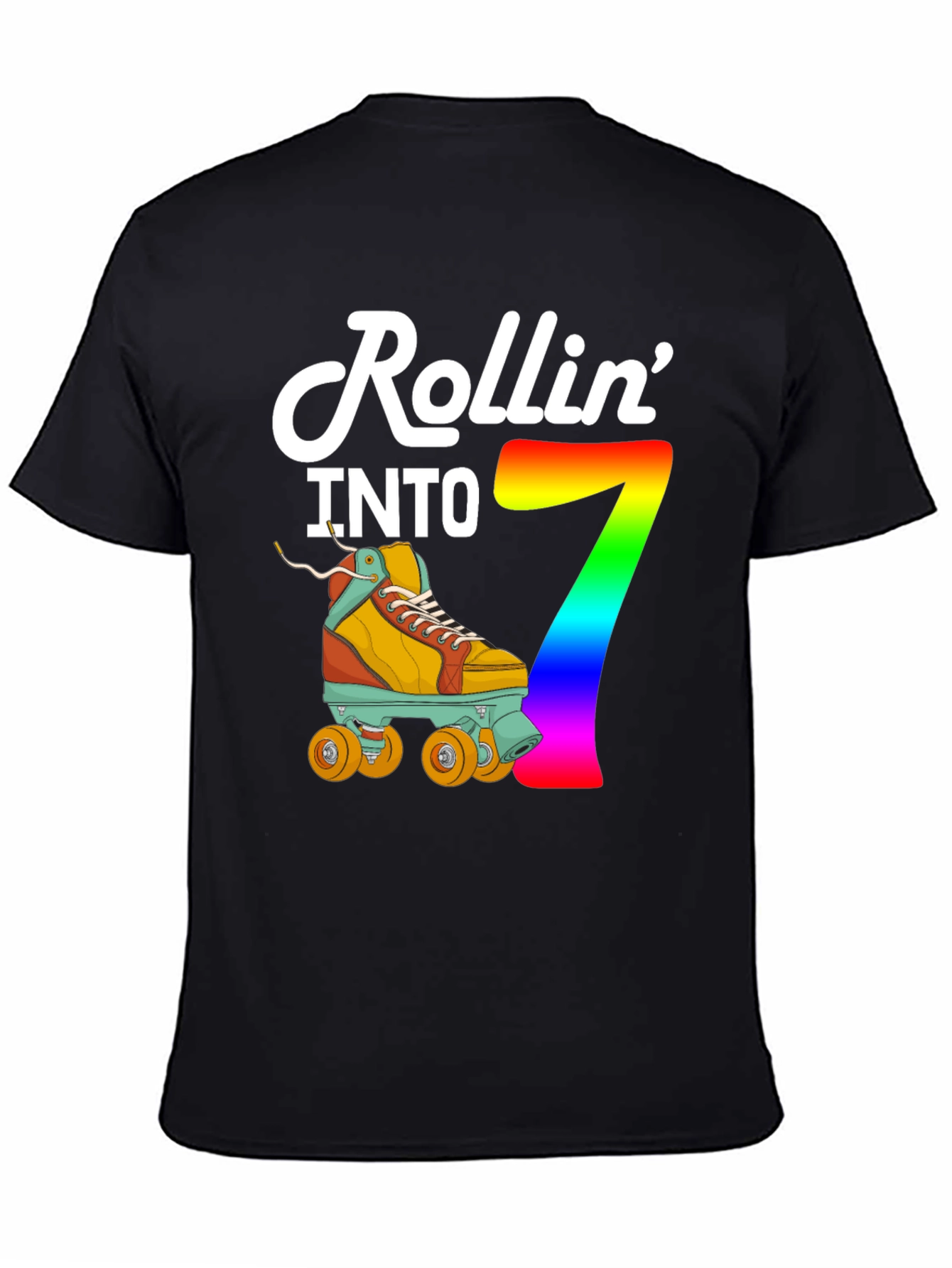 Rollin Into 7th Birthday T-Shirt