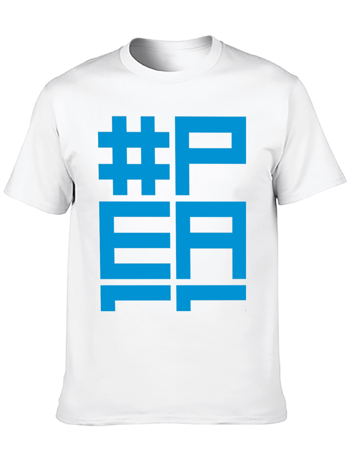 Cool Graphic Tee - #PEA Black T-Shirt