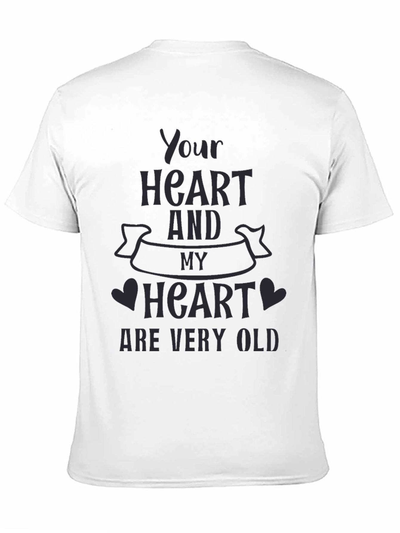 Your Heart and My Heart T-Shirt - Black