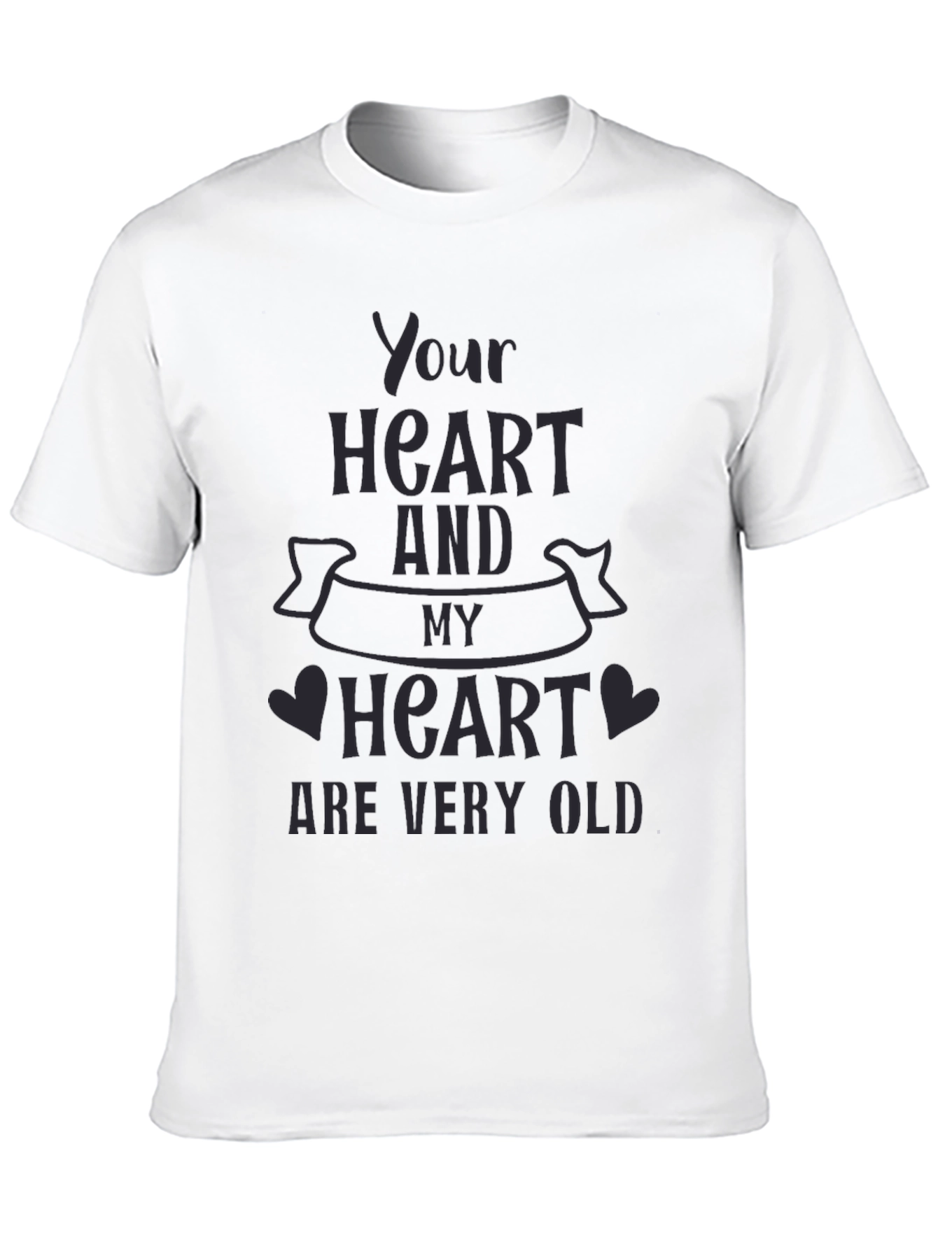 Your Heart and My Heart T-Shirt - Black