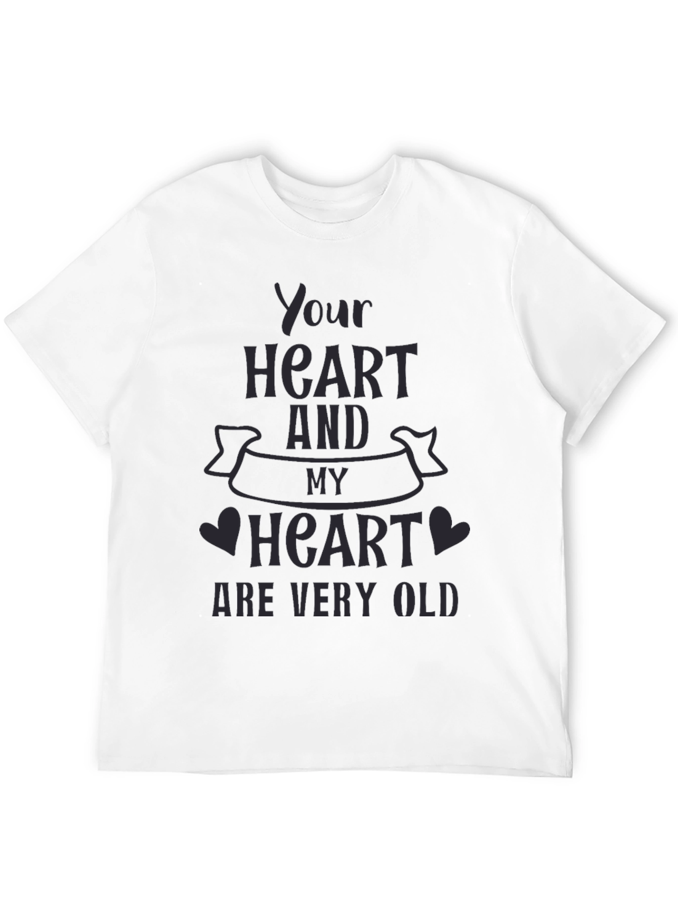 Your Heart and My Heart T-Shirt - Black