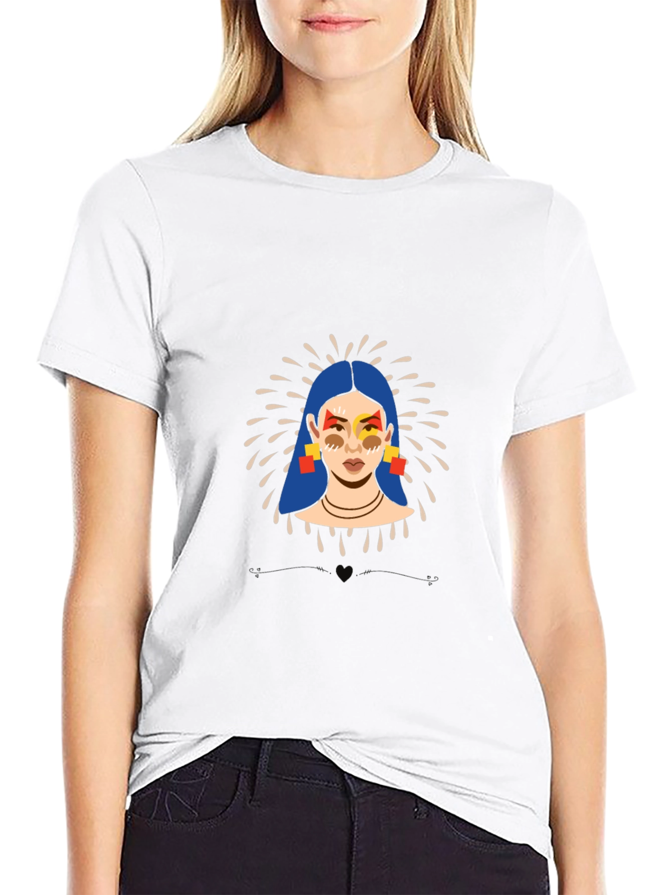 Graphic Print Tee: Stylish Art T-Shirt