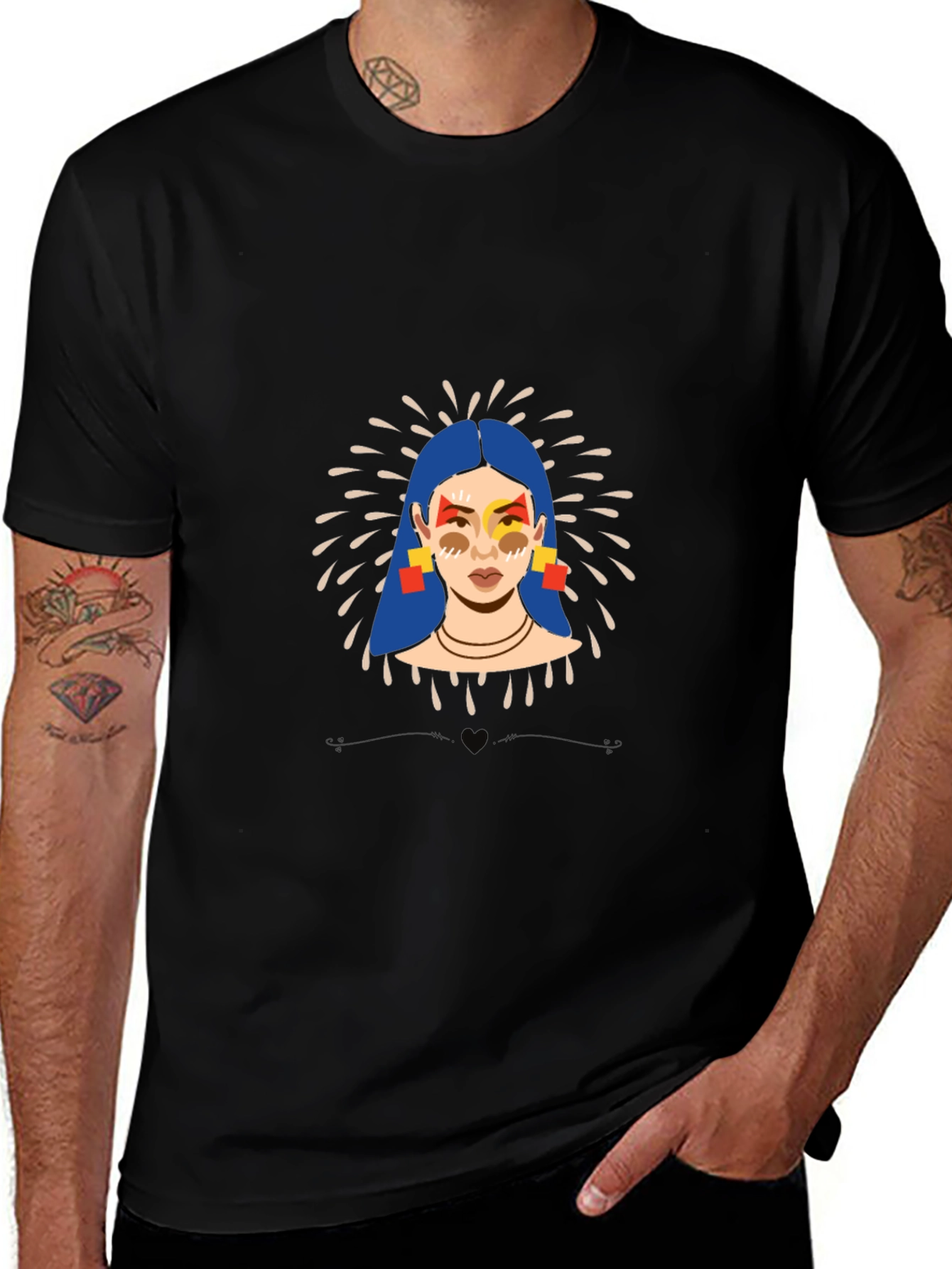 Graphic Print Tee: Stylish Art T-Shirt