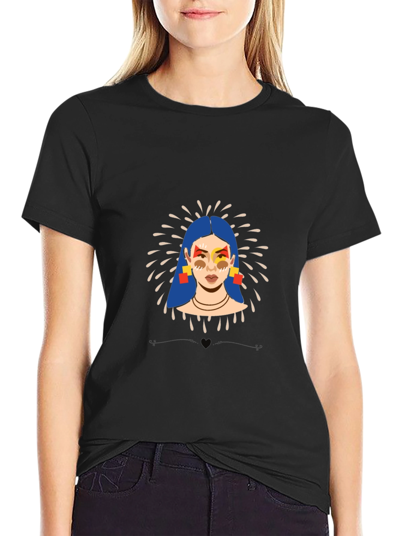 Graphic Print Tee: Stylish Art T-Shirt