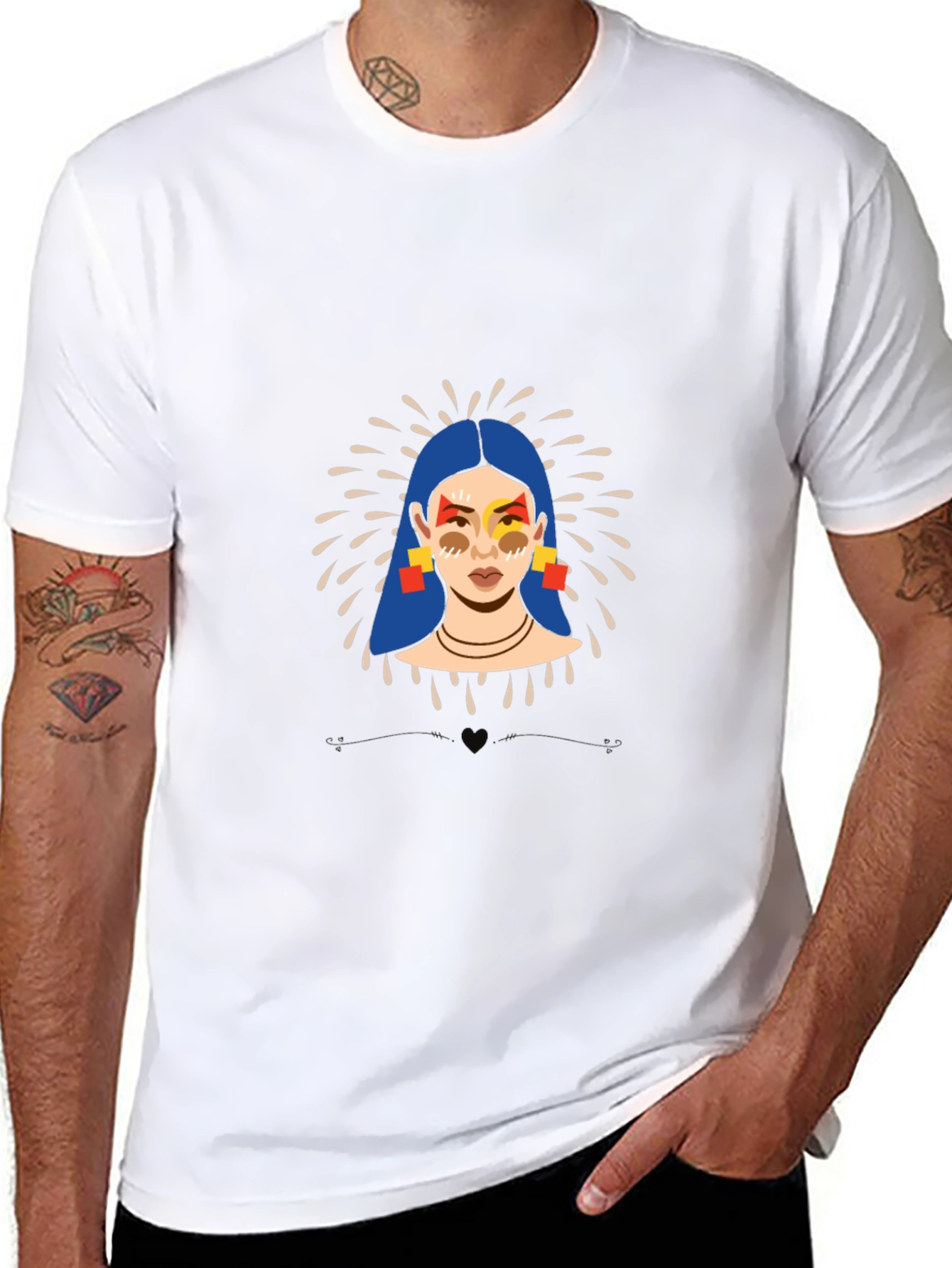 Graphic Print Tee: Stylish Art T-Shirt