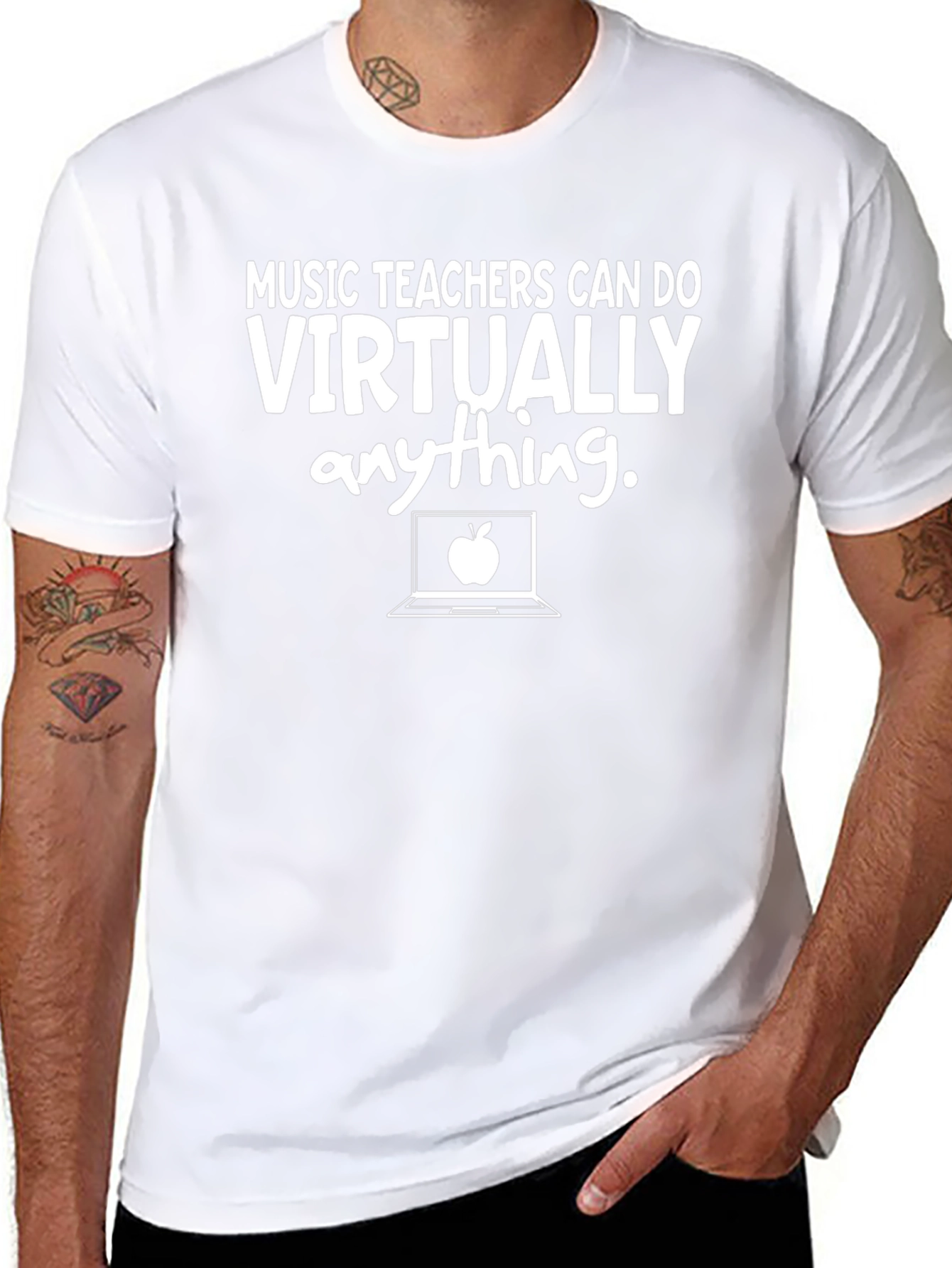 Music Teachers Can Do Virtually Anything Graphic T-Shirt