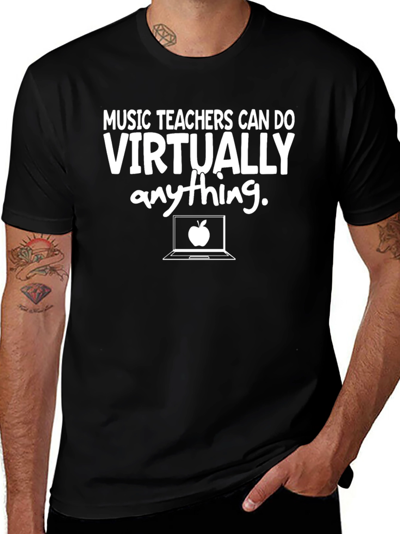 Music Teachers Can Do Virtually Anything Graphic T-Shirt