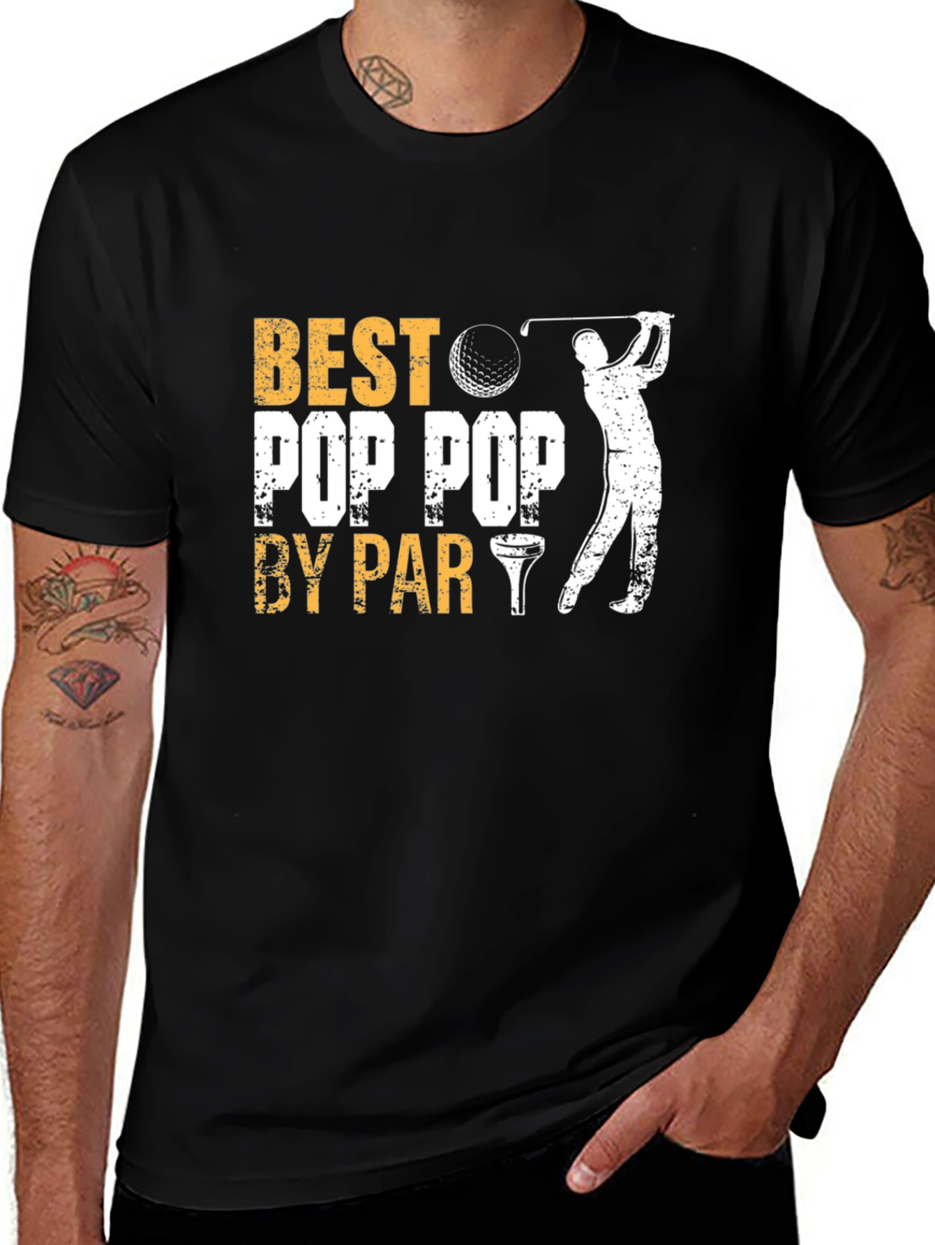Best Pop Pop By Par Golf T-Shirt