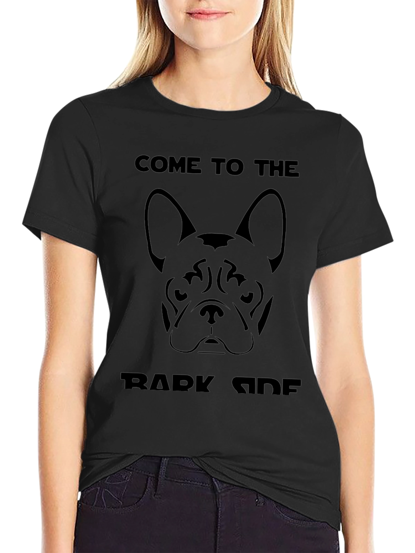 Come to the Bark Side Bulldog Graphic Tee