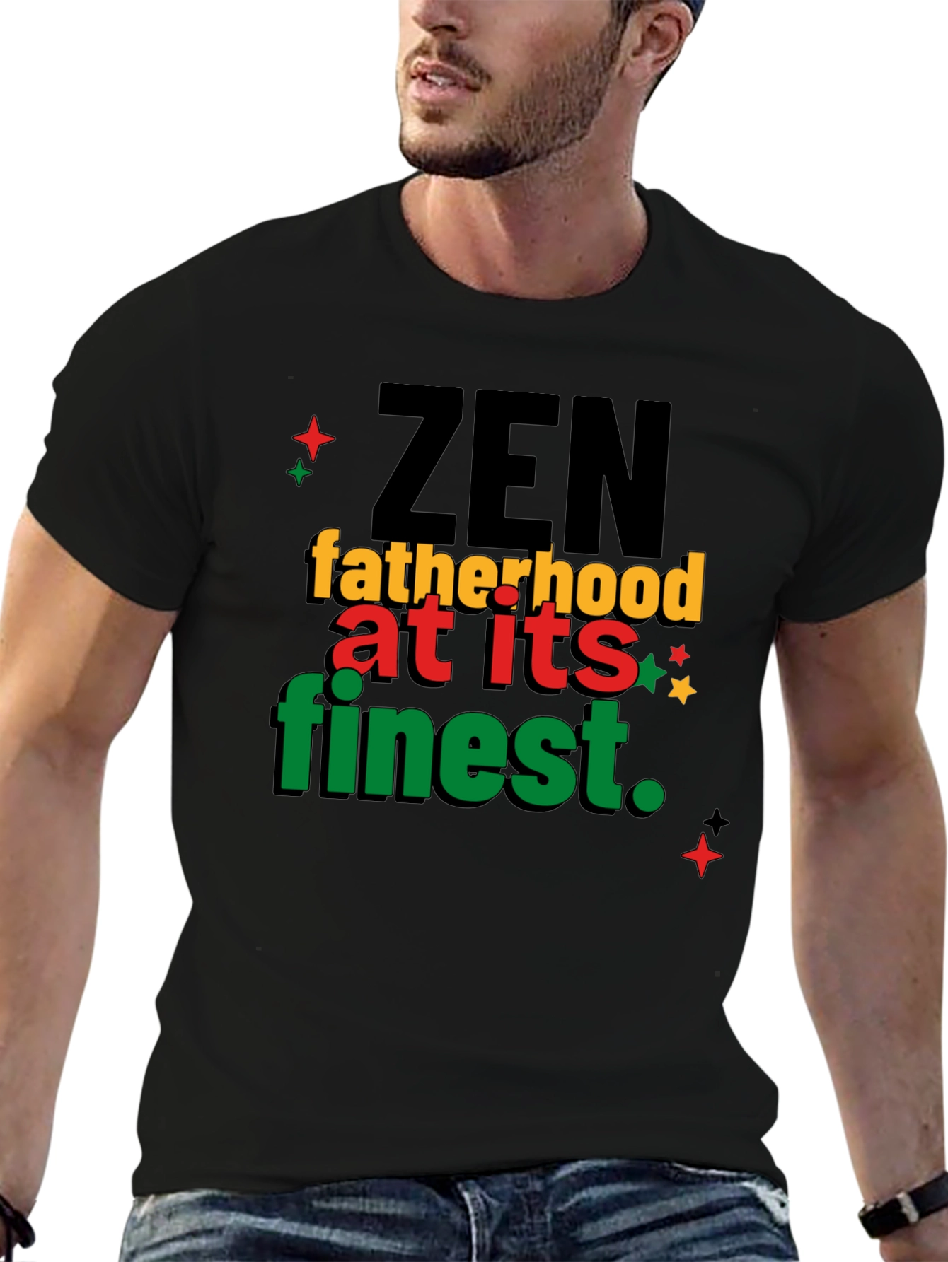 Zen Fatherhood T-Shirt: Stylish Dad Tee