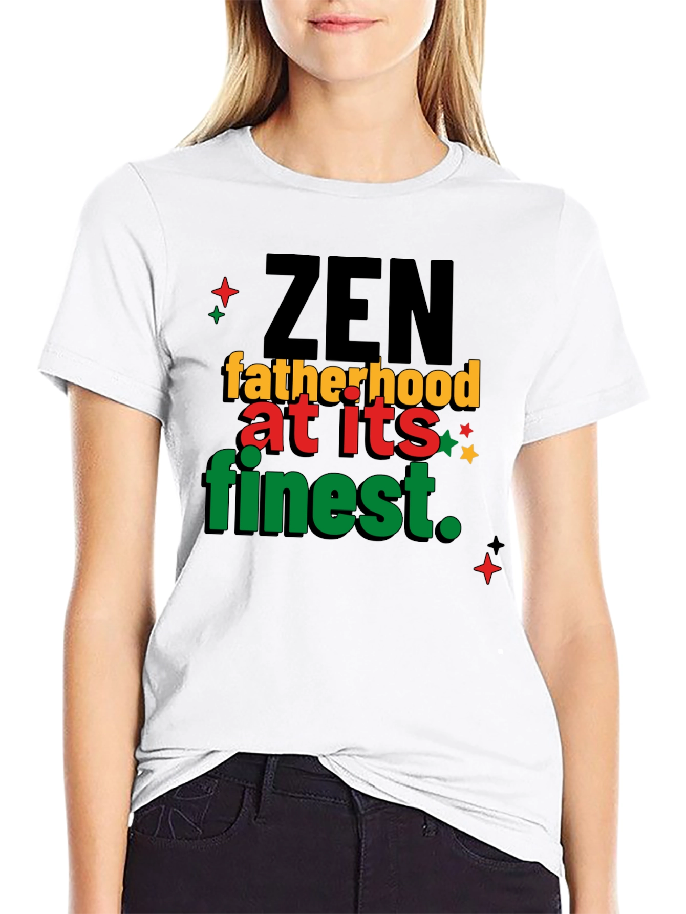 Zen Fatherhood T-Shirt: Stylish Dad Tee