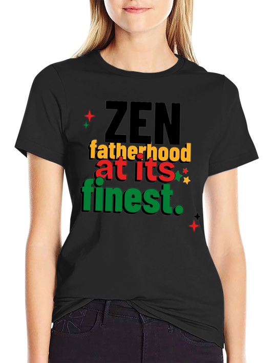 Zen Fatherhood T-Shirt: Stylish Dad Tee