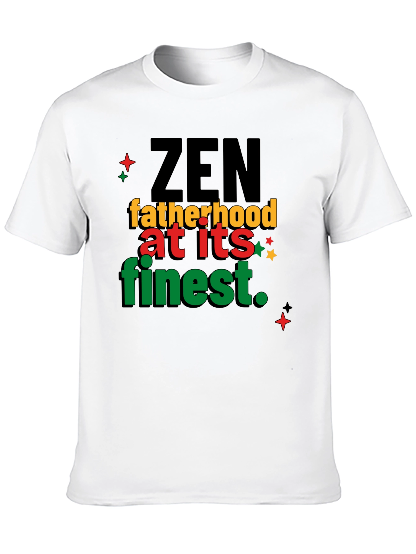 Zen Fatherhood T-Shirt: Stylish Dad Tee