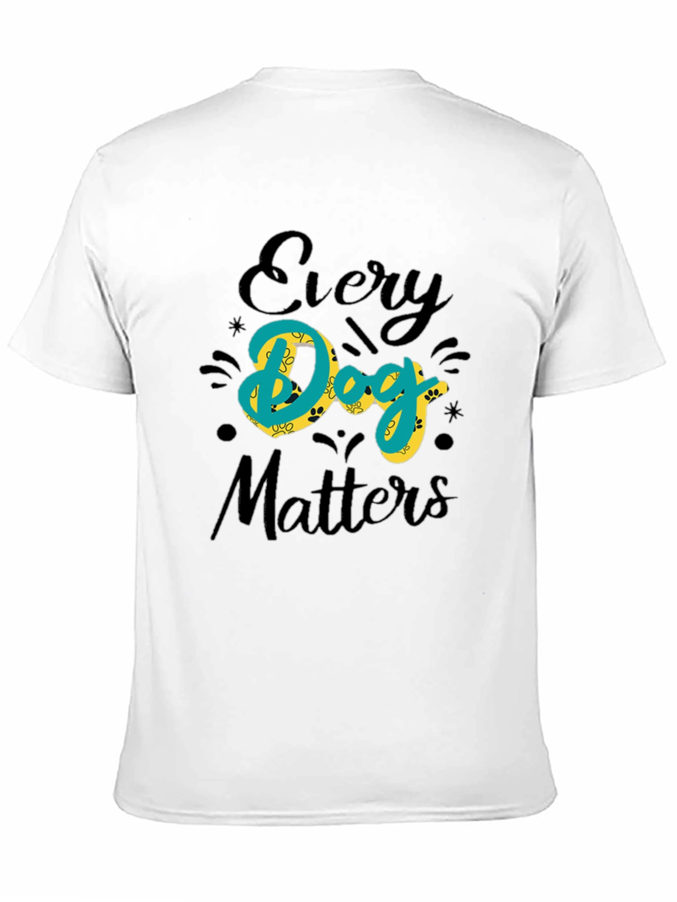 Every Dog Matters Graphic Black Tee