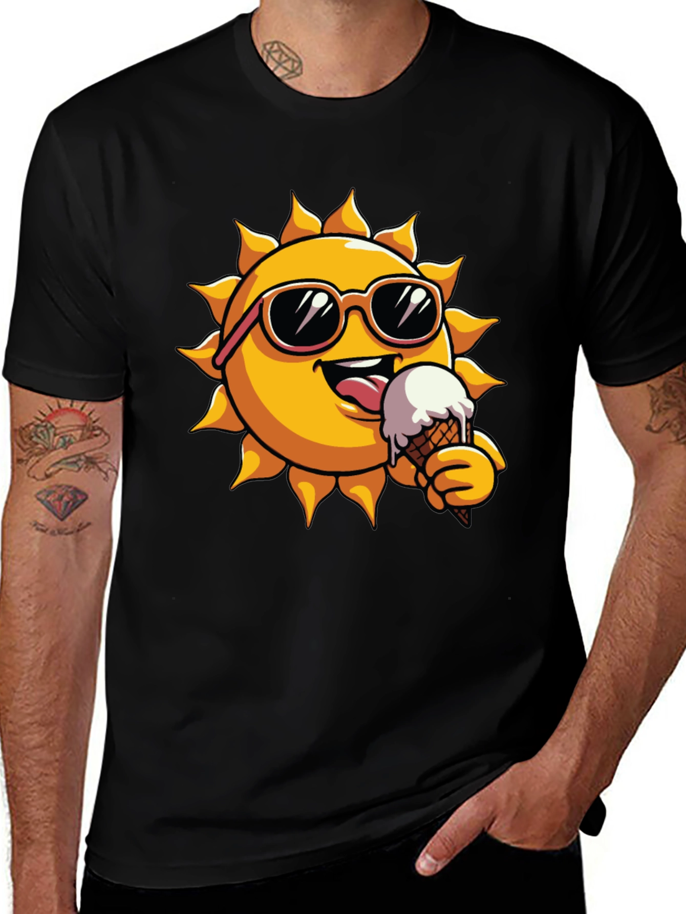 Summer Sun Ice Cream Graphic Tee