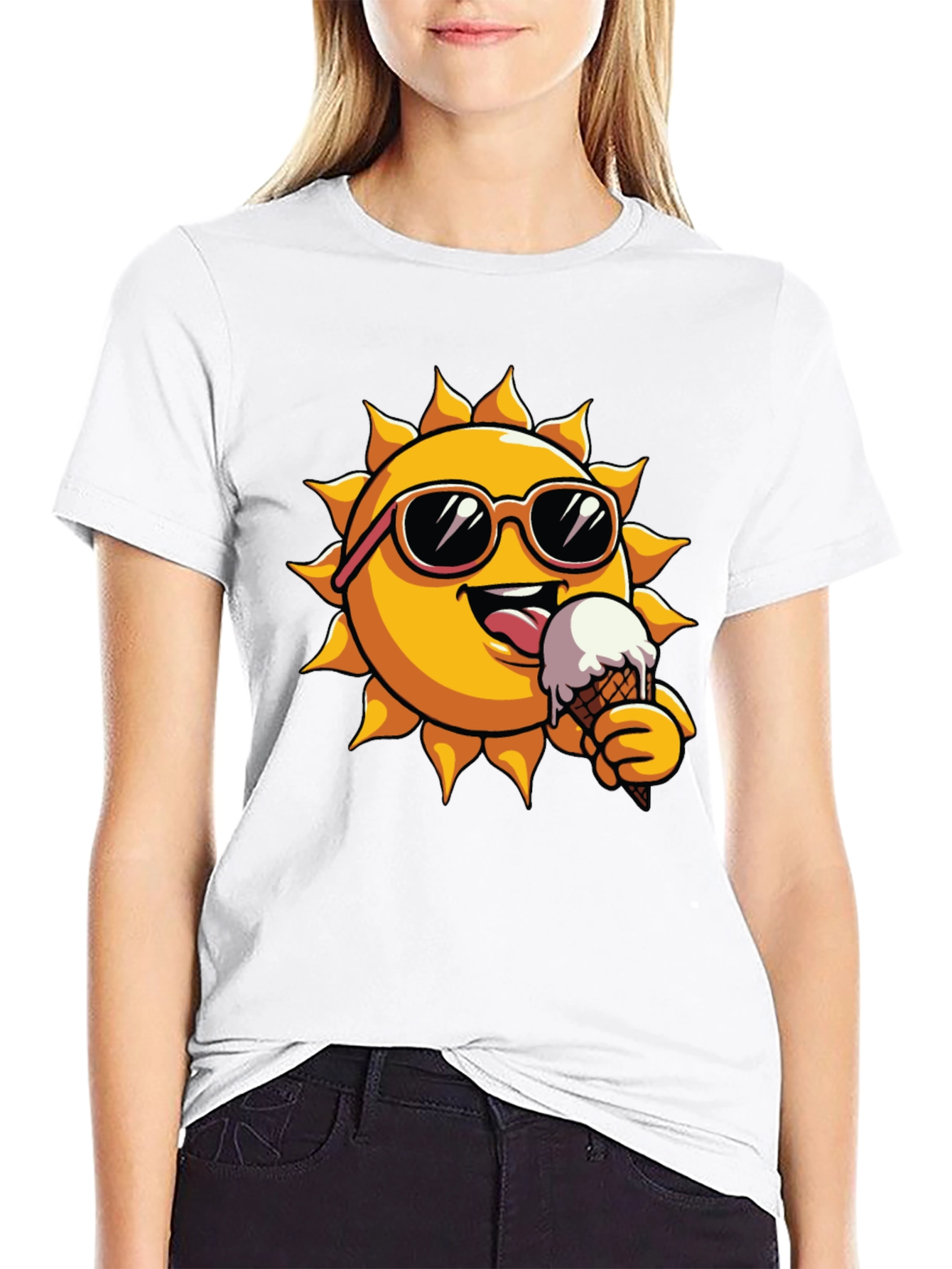Summer Sun Ice Cream Graphic Tee