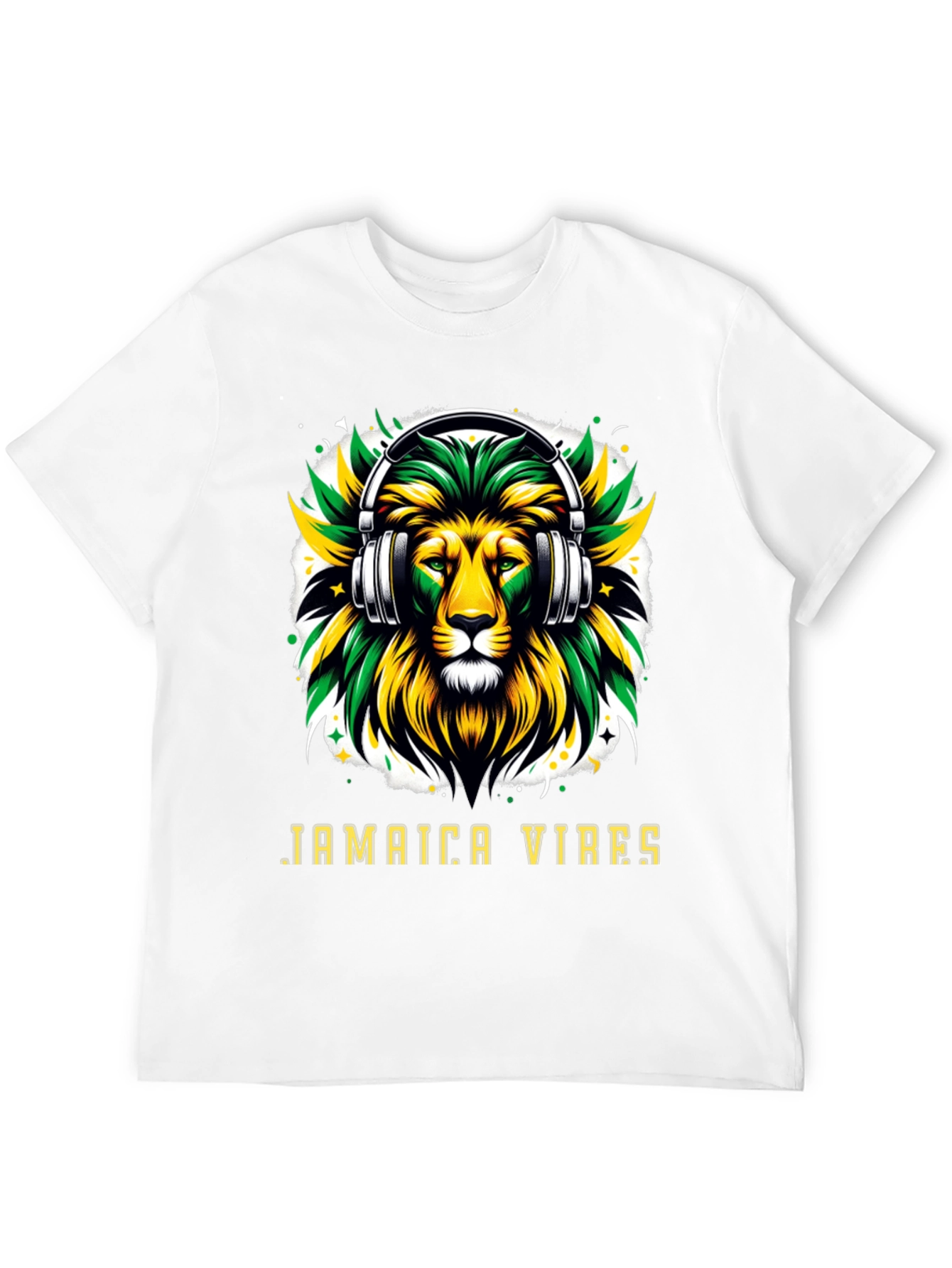 Jamaica Vibes Lion Graphic Tee