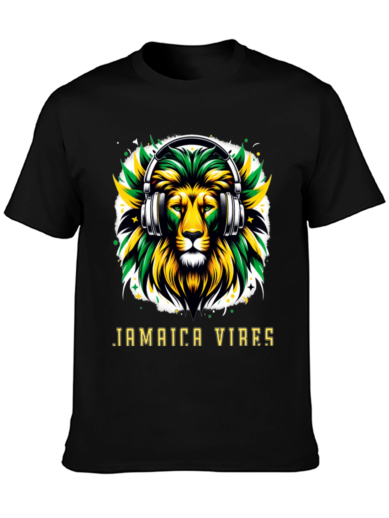 Jamaica Vibes Lion Graphic Tee
